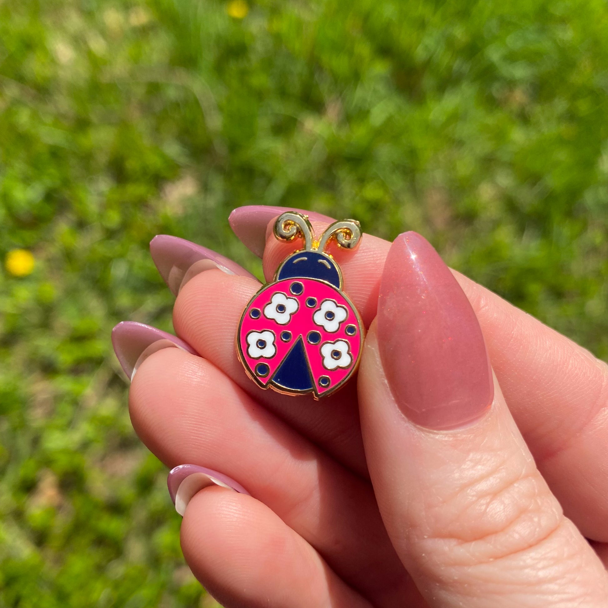 Retro Ladybug Enamel Pin
