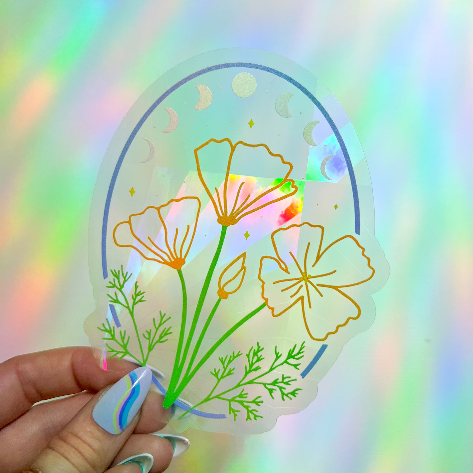 Wildflowers Suncatcher Decal