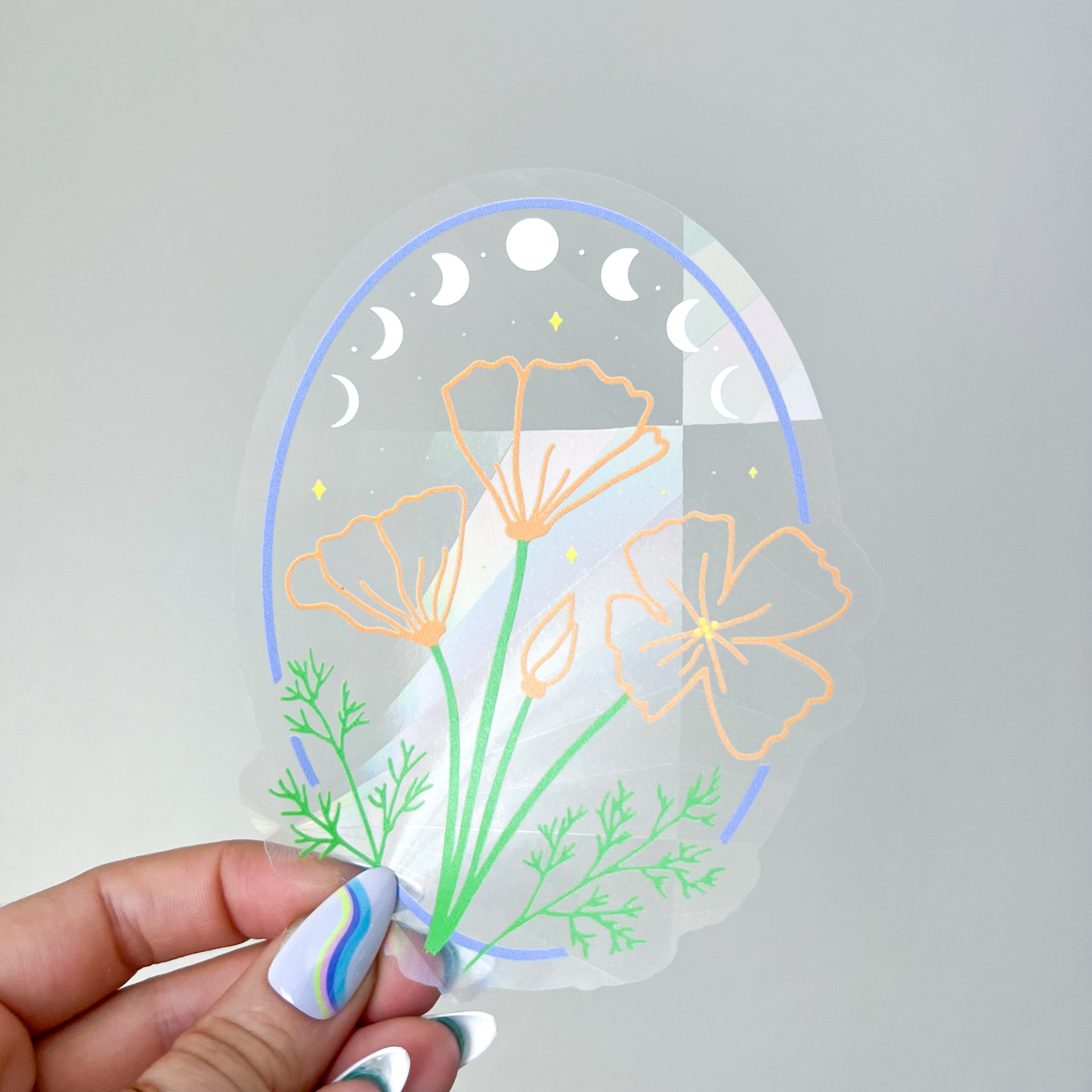 Wildflowers Suncatcher Decal