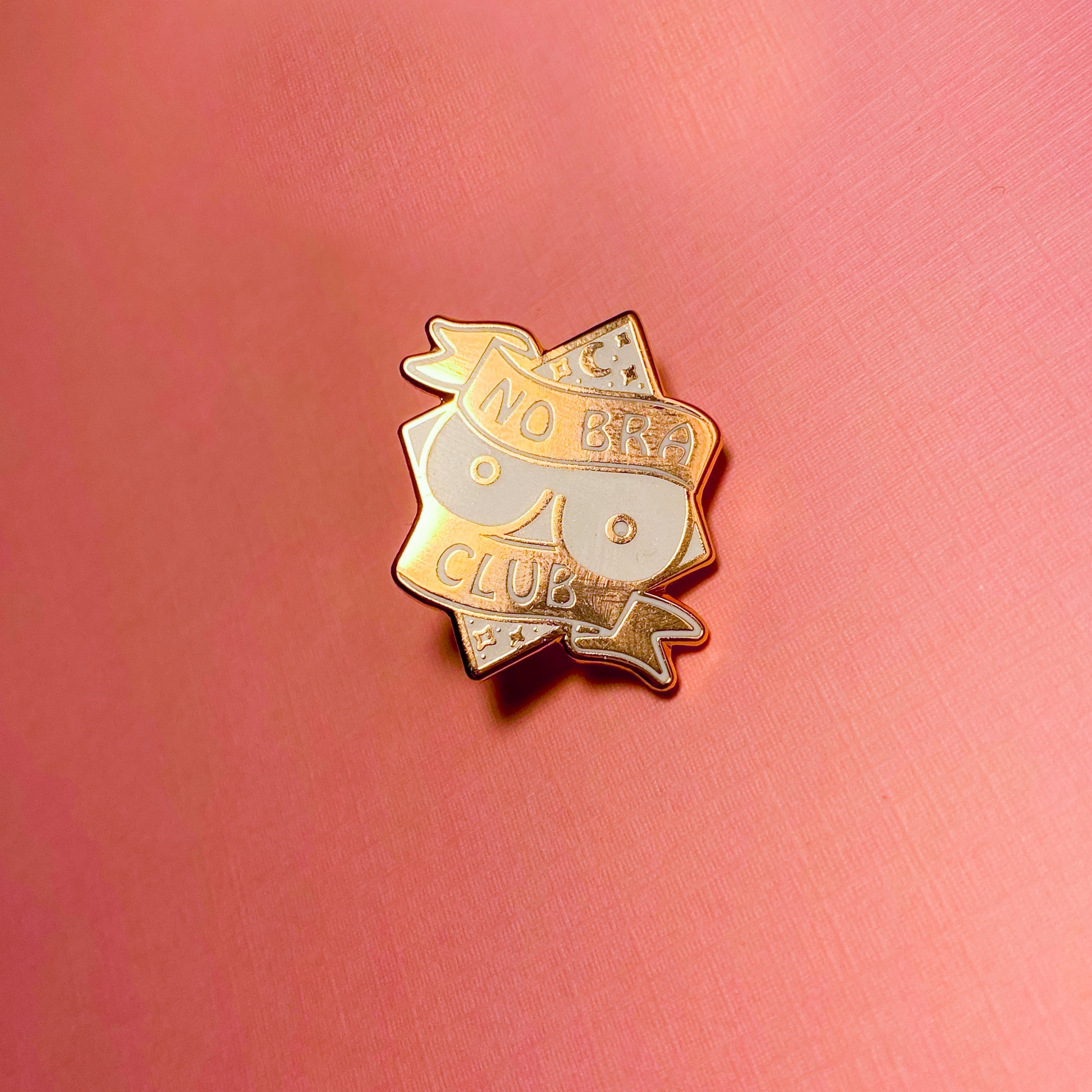 No Bra Club Enamel Pin