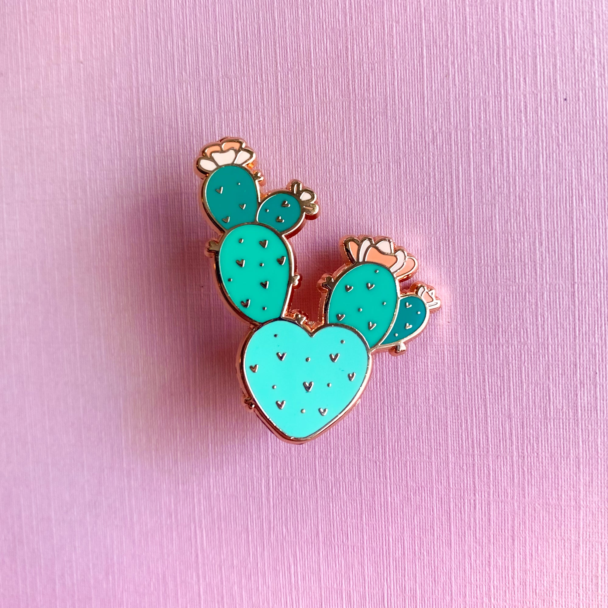 Prickly Pear Cactus Enamel Pin