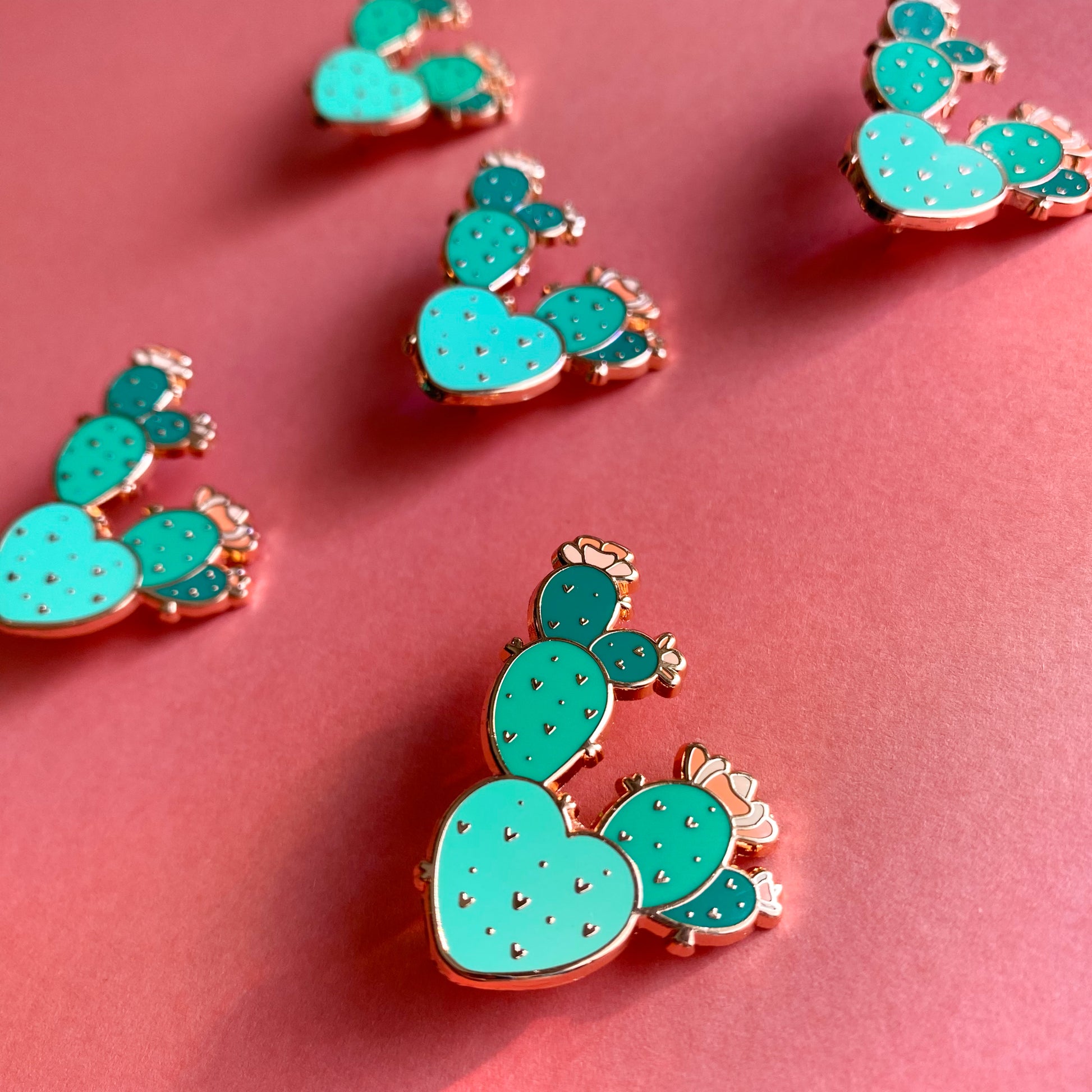 Prickly Pear Cactus Enamel Pin