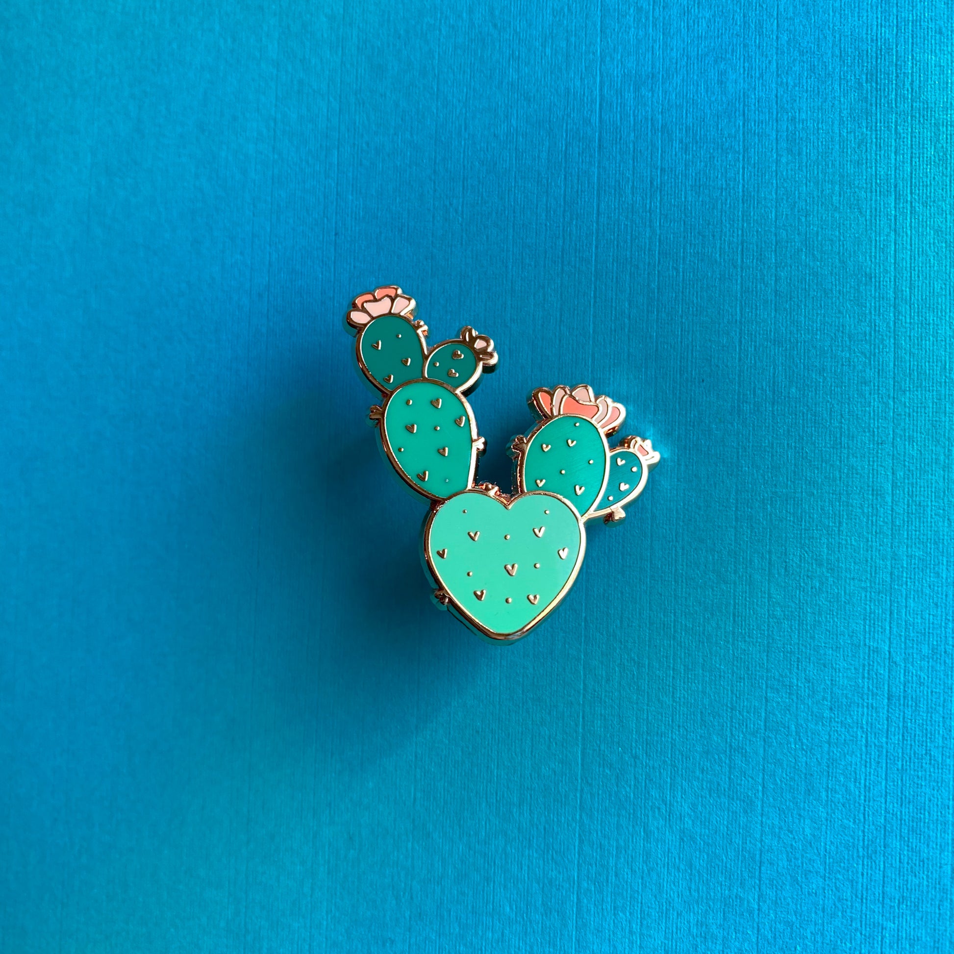 Prickly Pear Cactus Enamel Pin