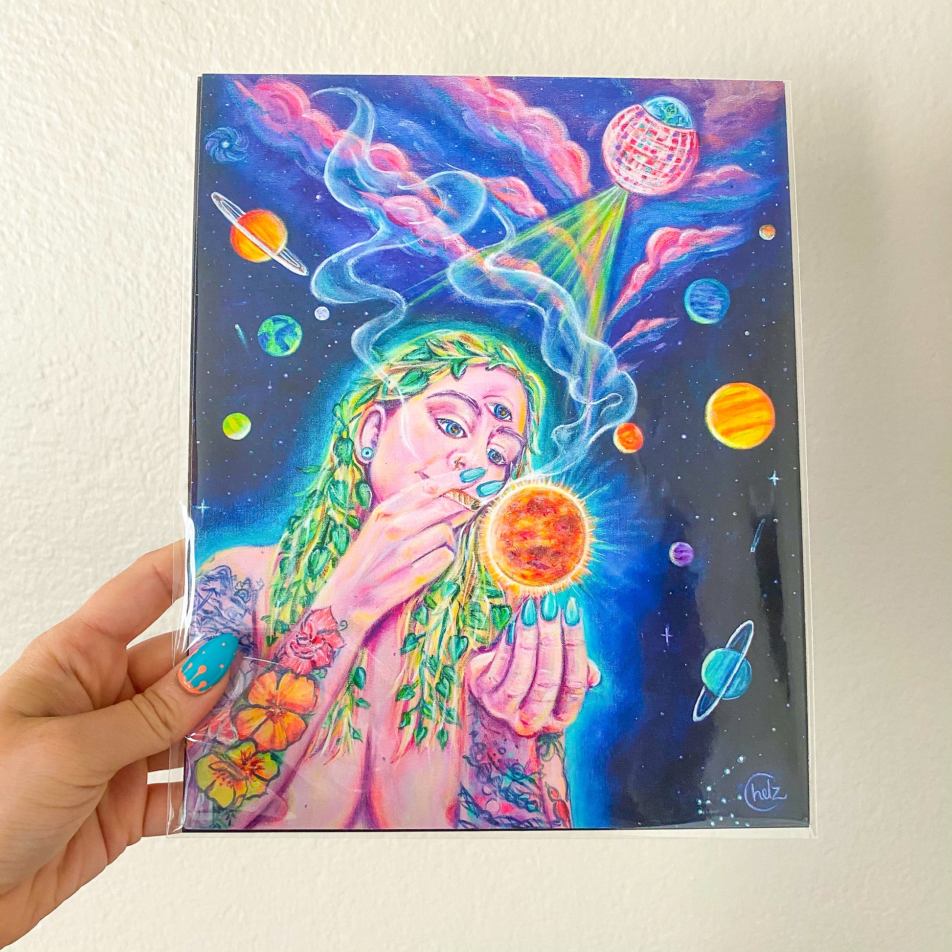 Ganja Goddess Art Print