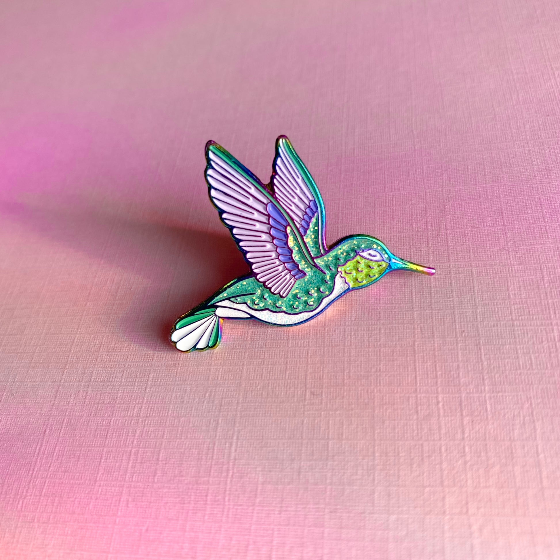 Hummingbird Enamel Pin