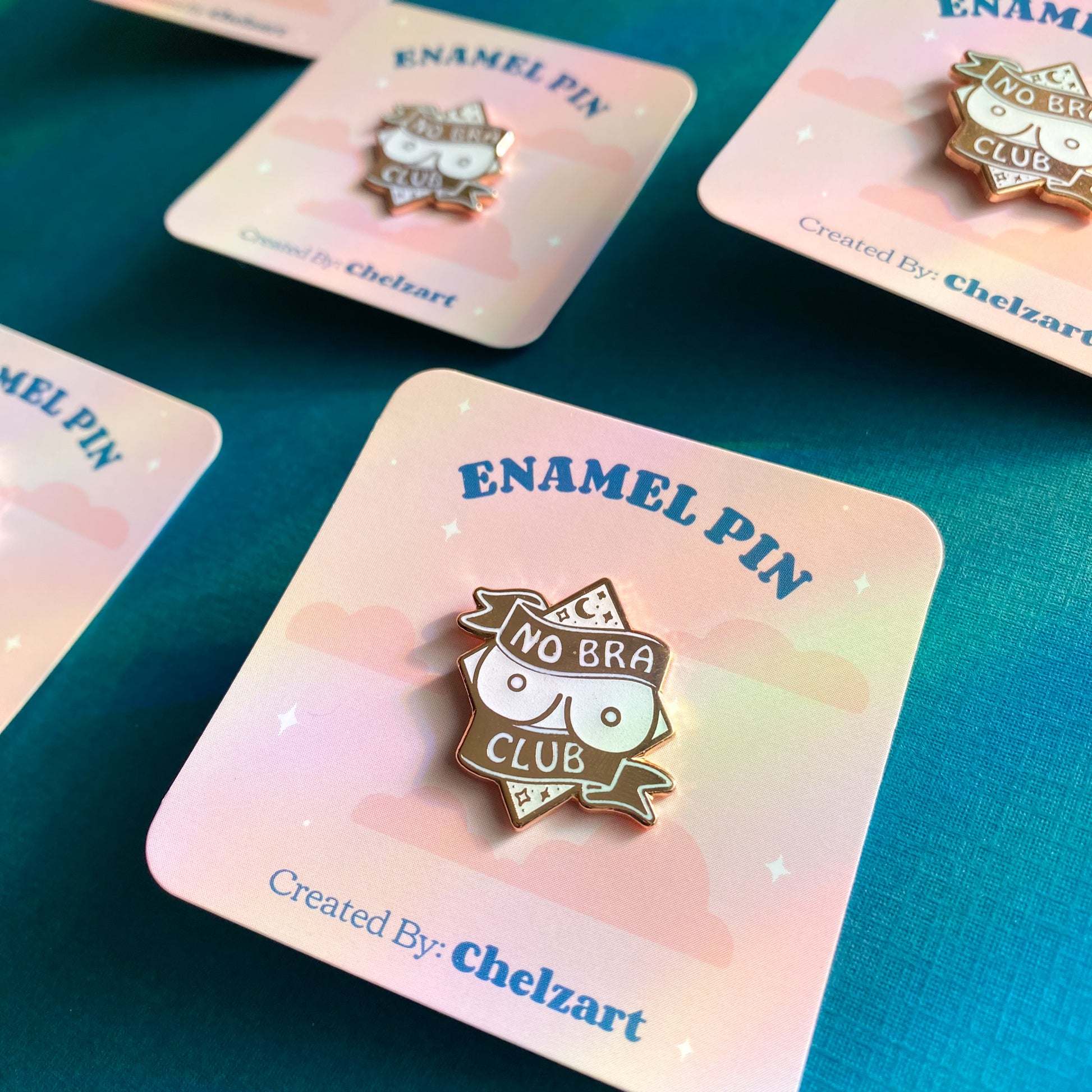 No Bra Club Enamel Pin