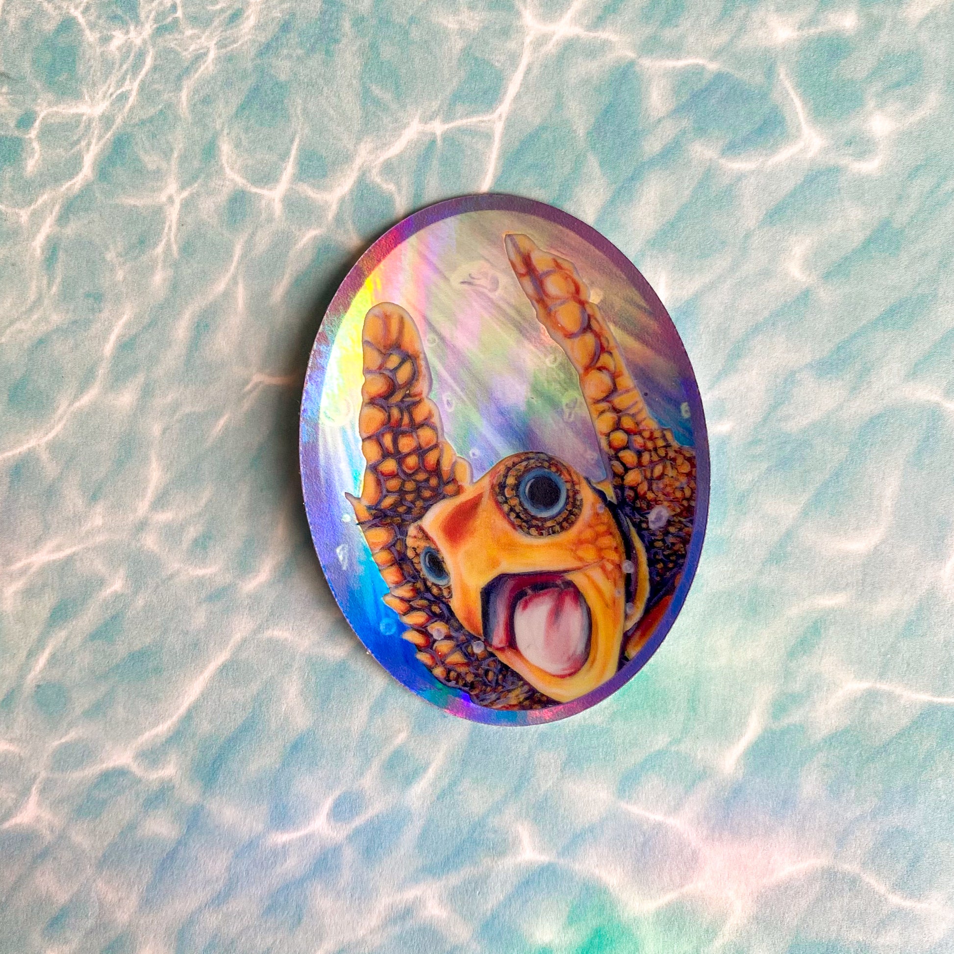 Turtley Awesome Sea Turtle Vinyl Sticker