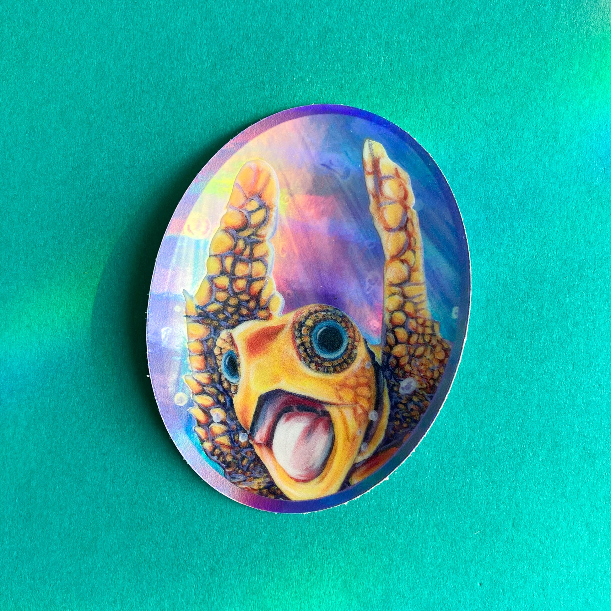 Turtley Awesome Sea Turtle Vinyl Sticker