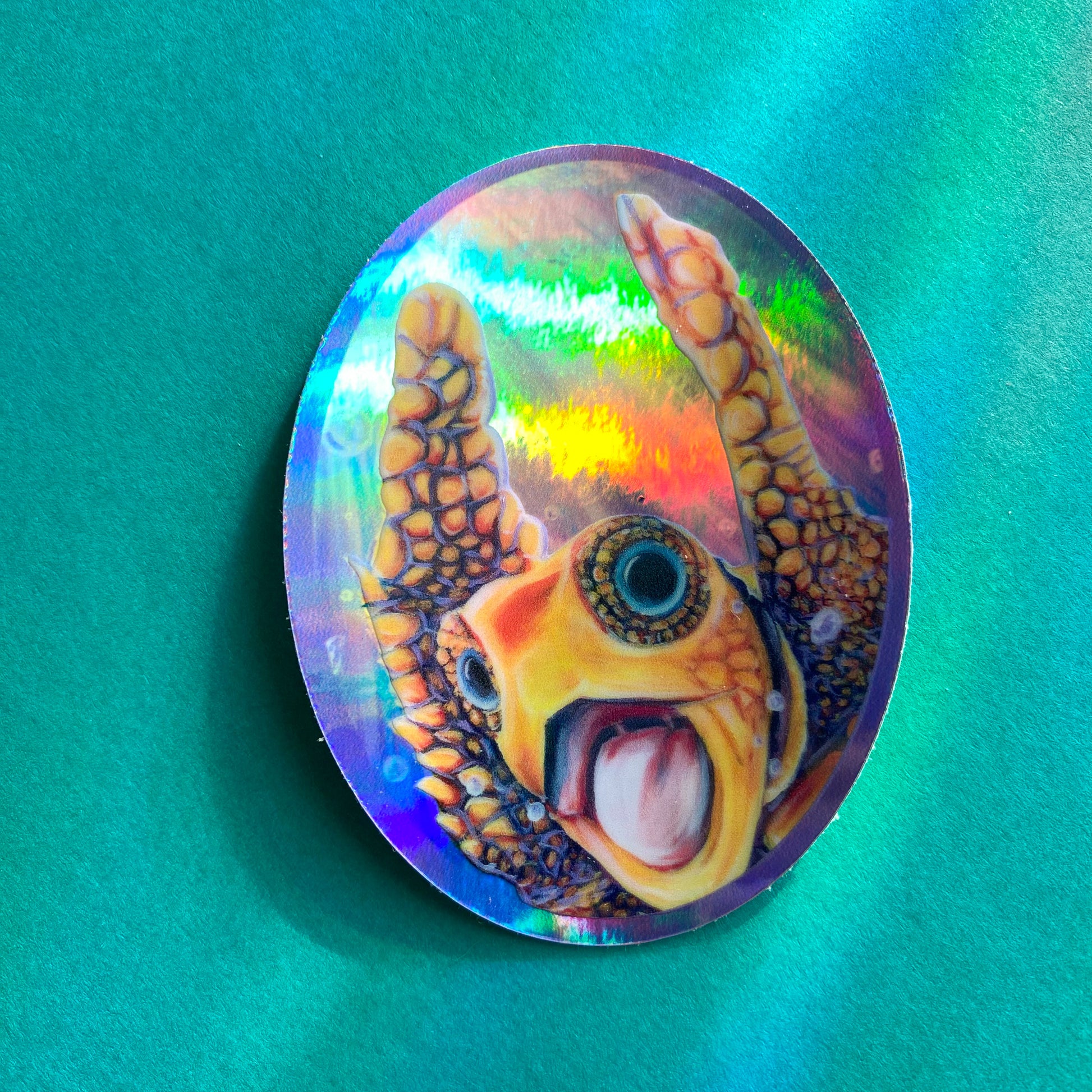 Turtley Awesome Sea Turtle Vinyl Sticker