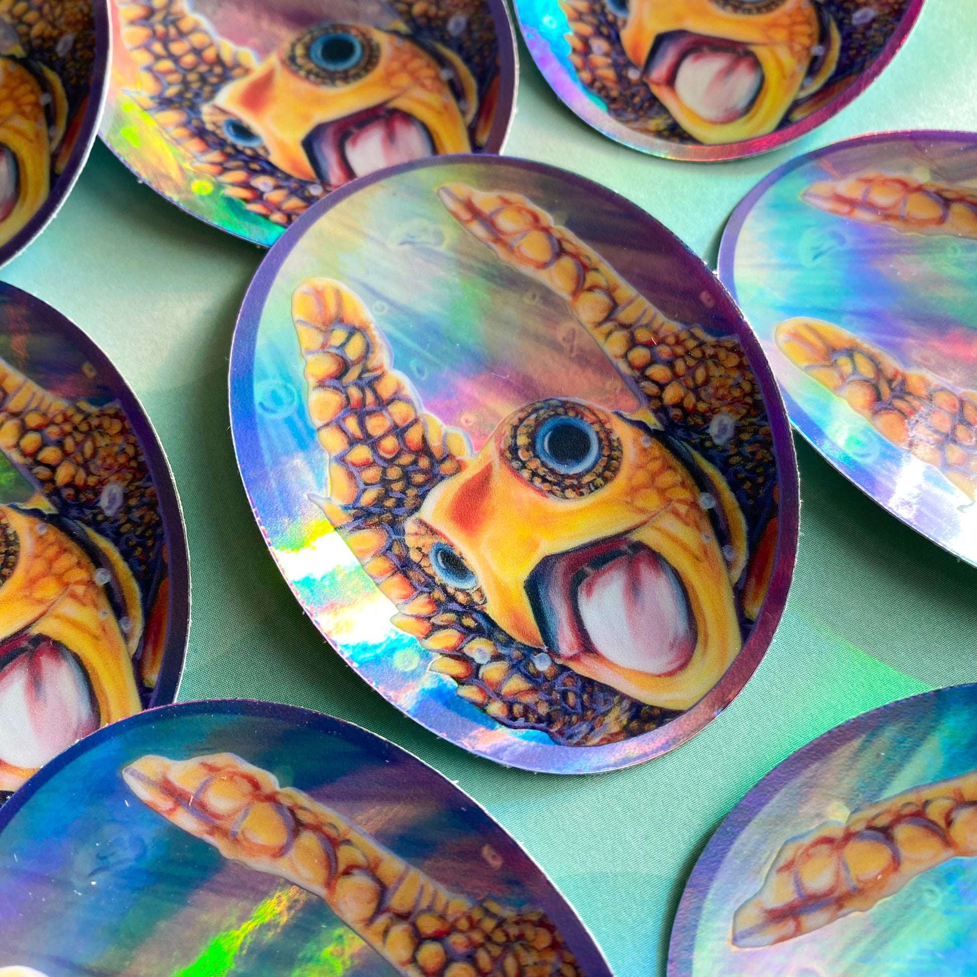 Turtley Awesome Sea Turtle Vinyl Sticker