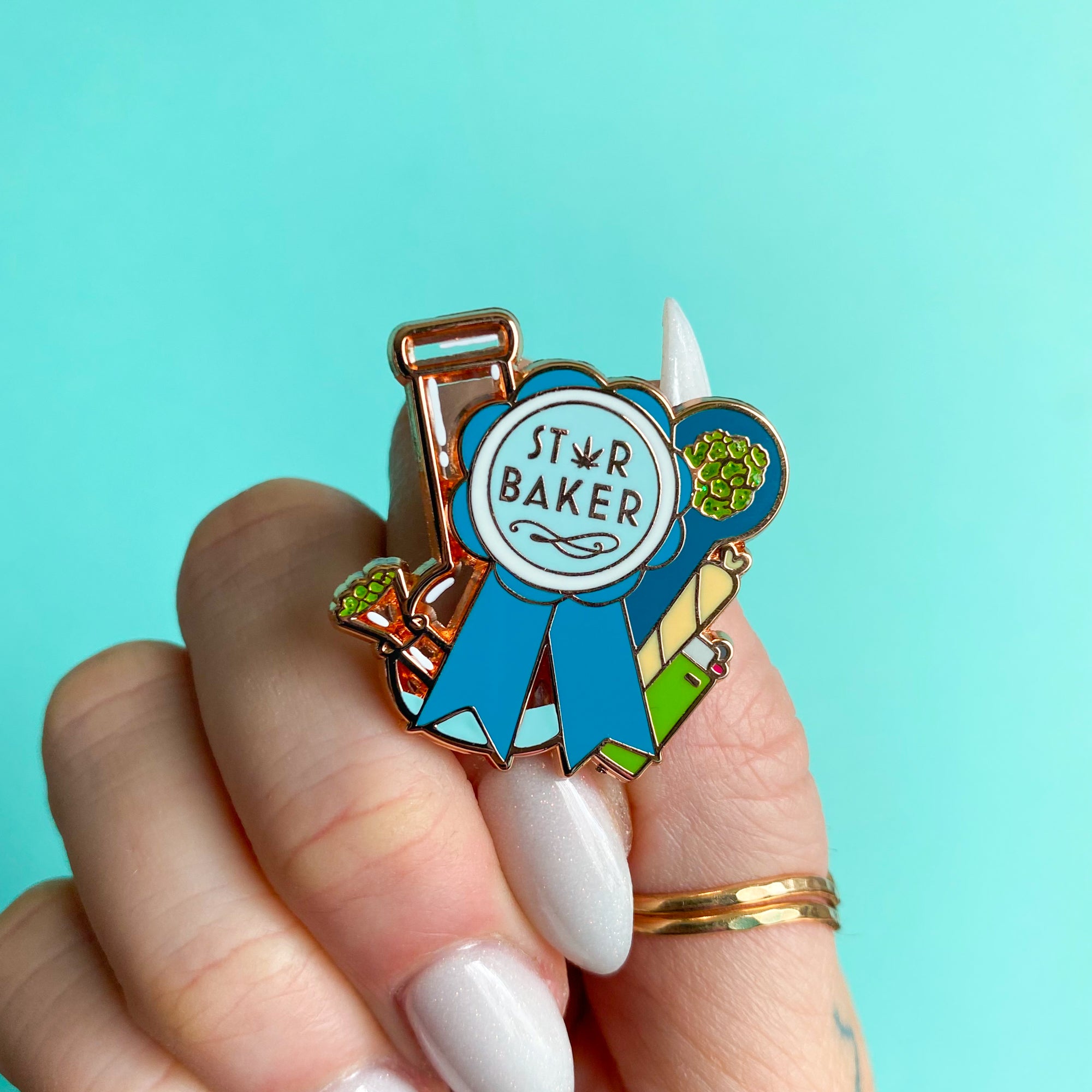Star Baker Enamel Pin