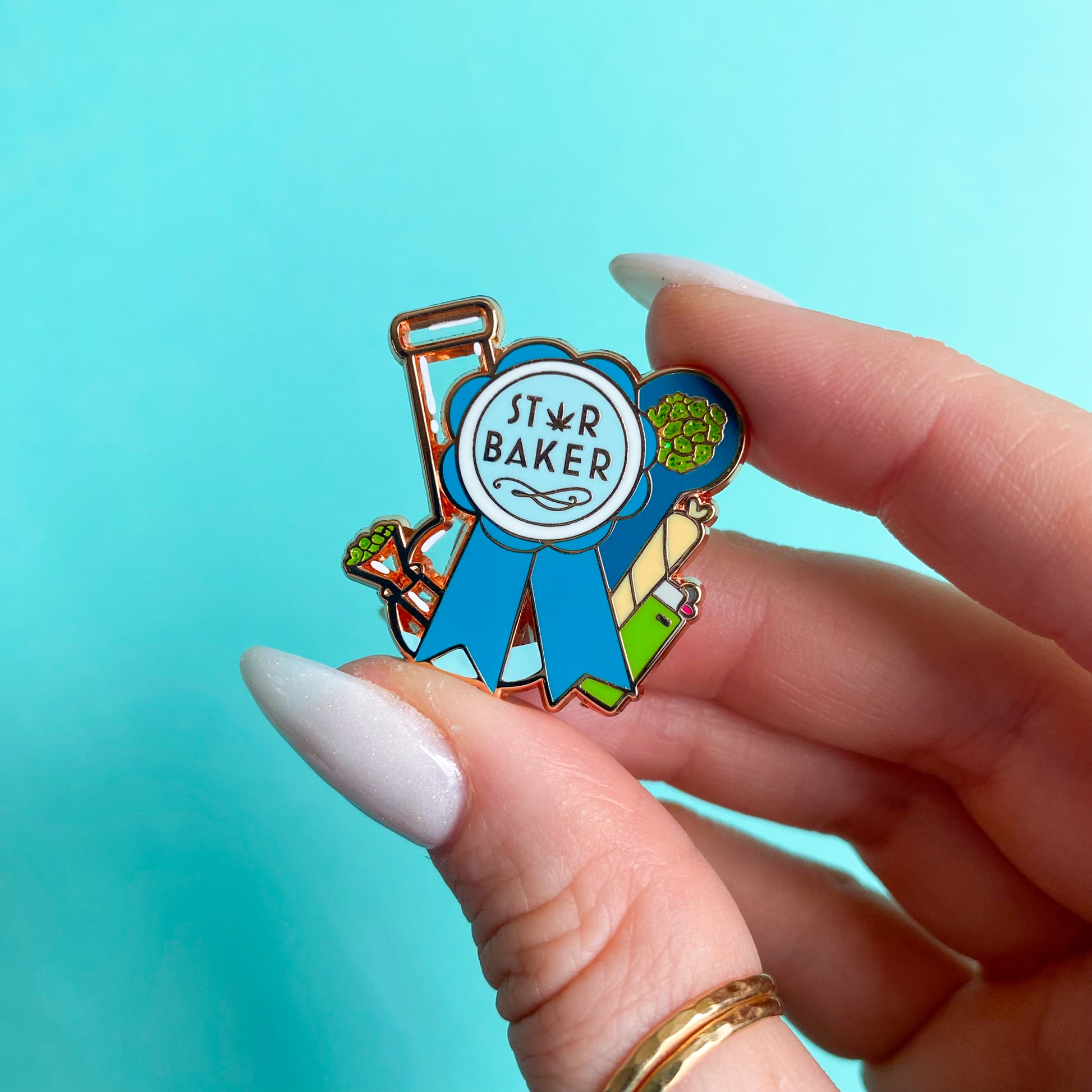 Star Baker Enamel Pin