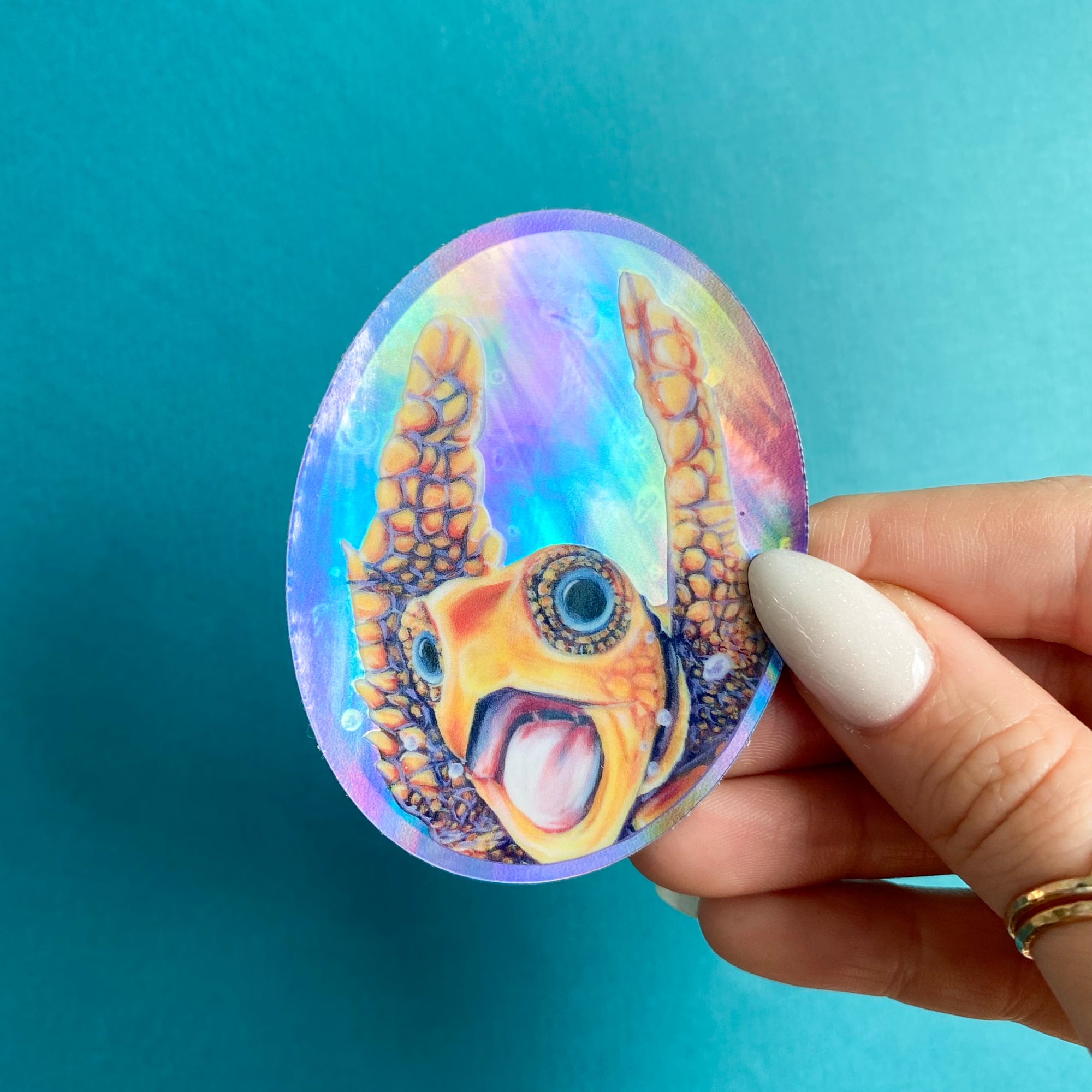Turtley Awesome Sea Turtle Vinyl Sticker
