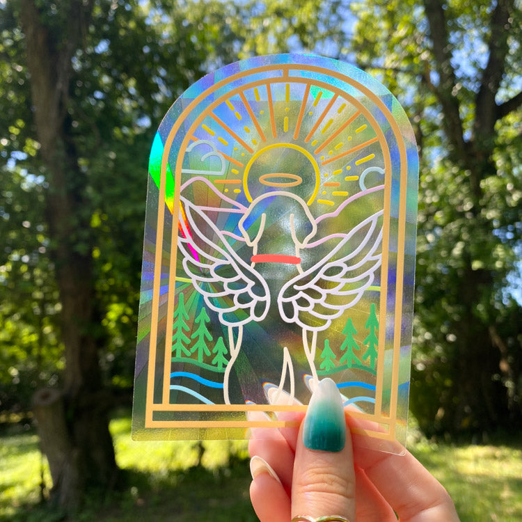 Dog Memorial Suncatcher Decal