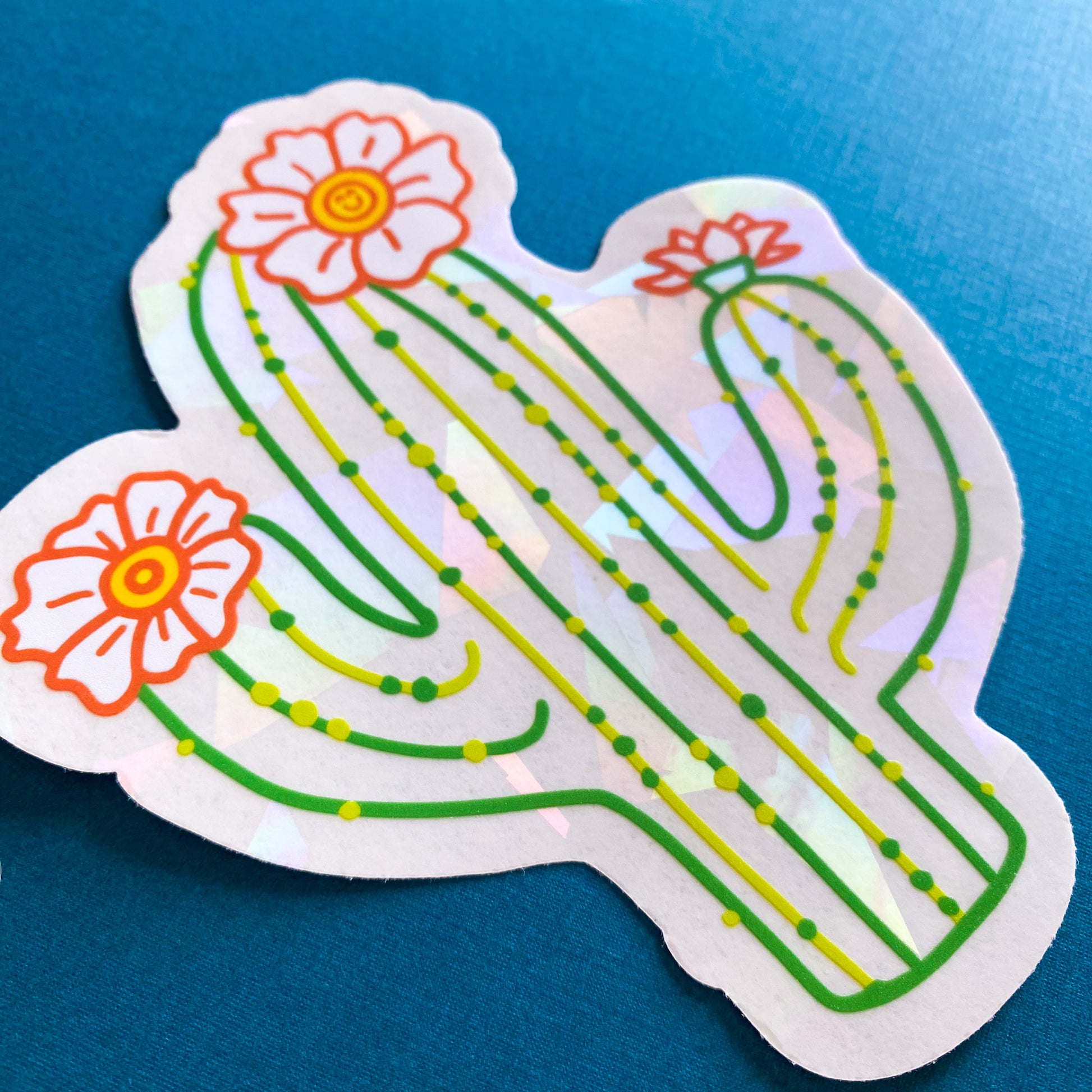 Saguaro Cactus Suncatcher Decal