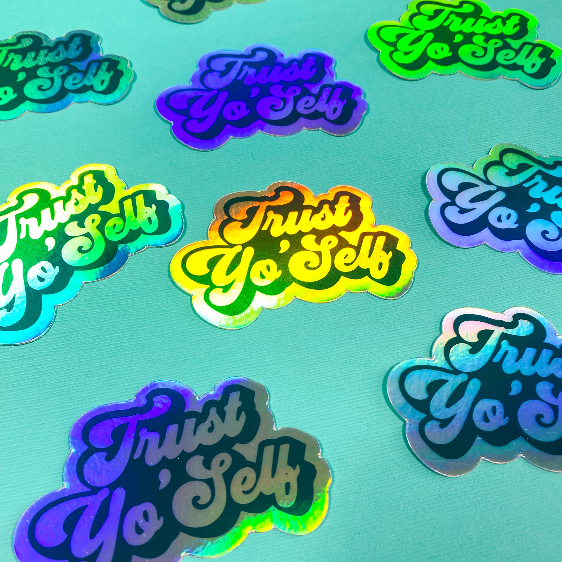 Trust Yo Self Vinyl Sticker