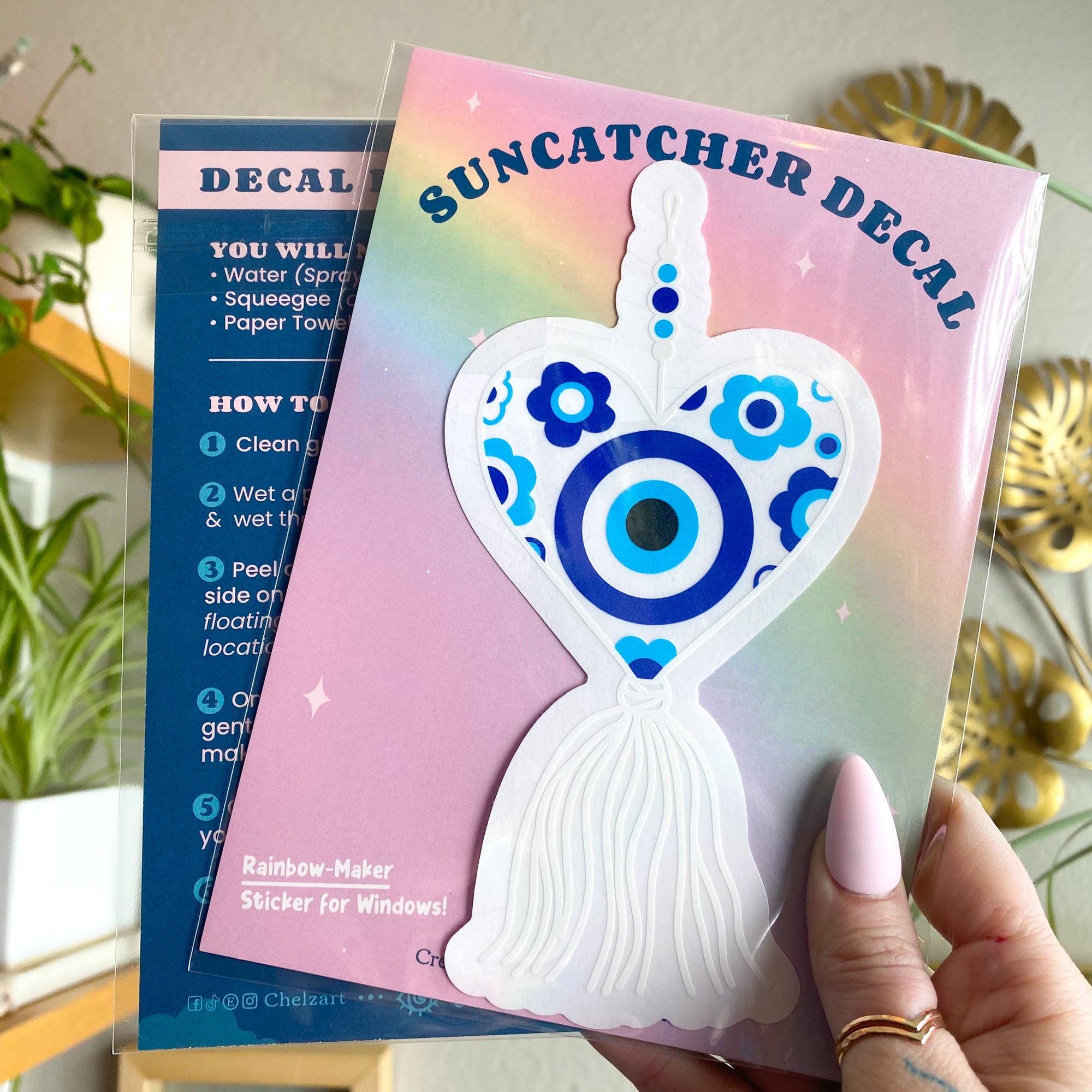 Evil Eye Suncatcher Decal