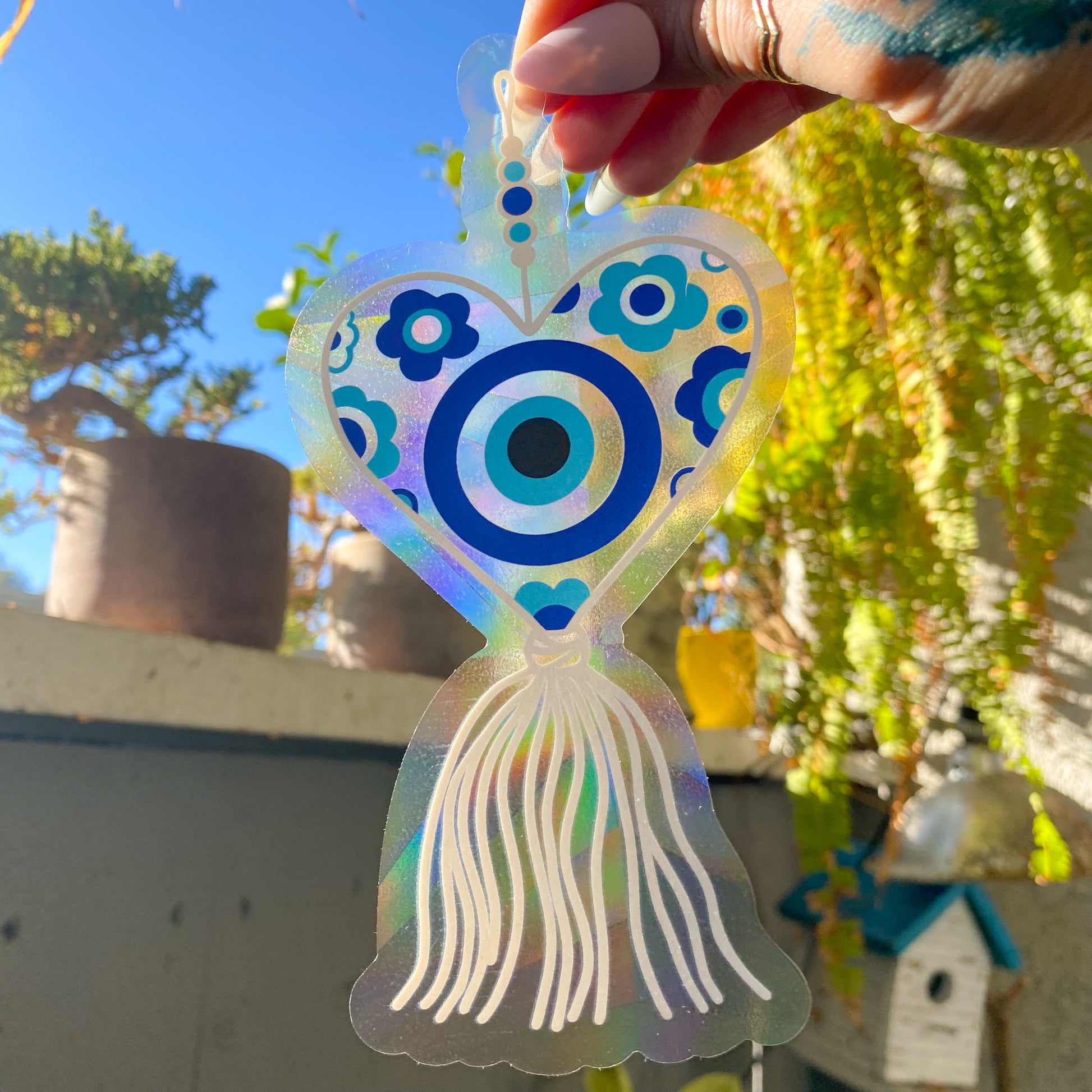Evil Eye Suncatcher Decal