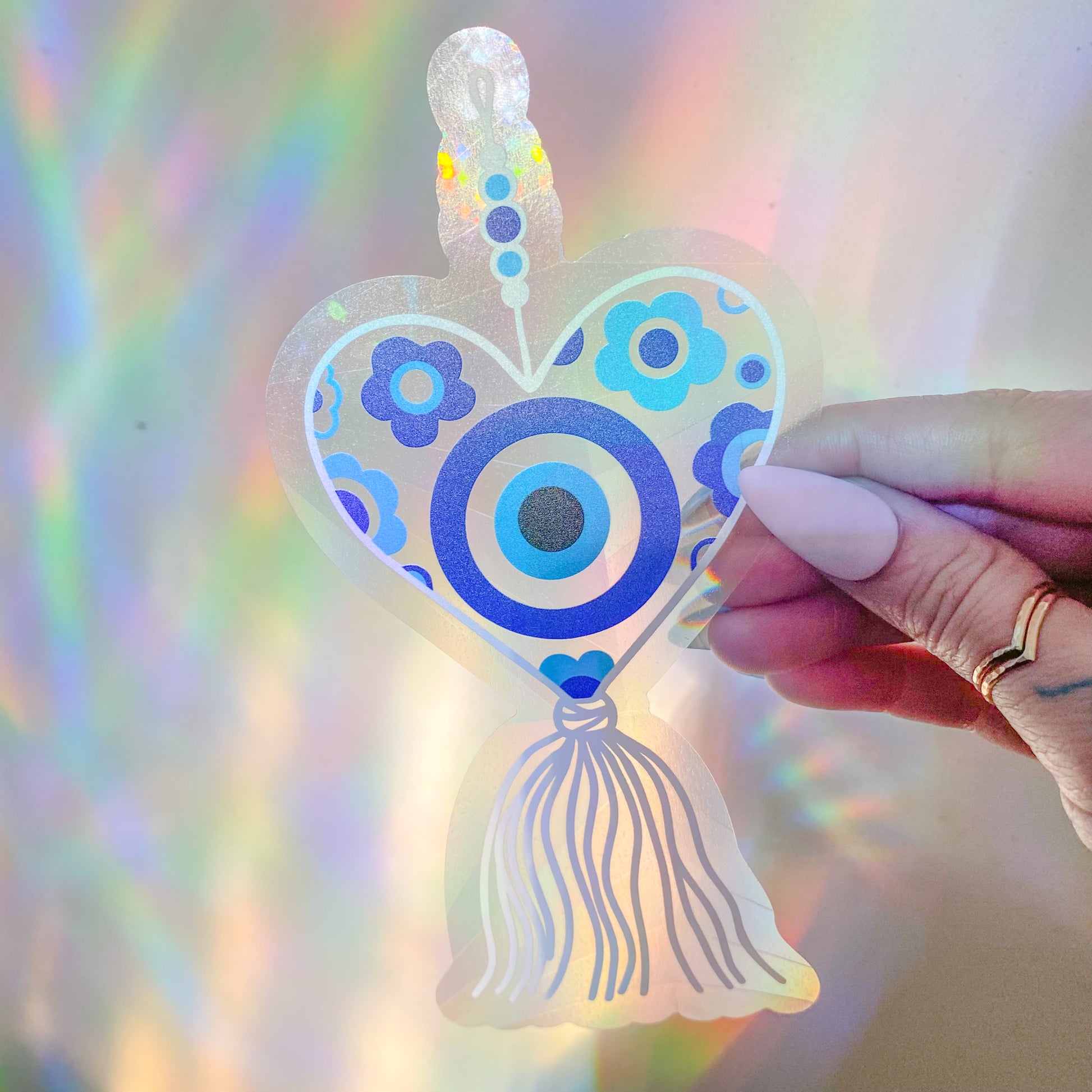 Evil Eye Suncatcher Decal