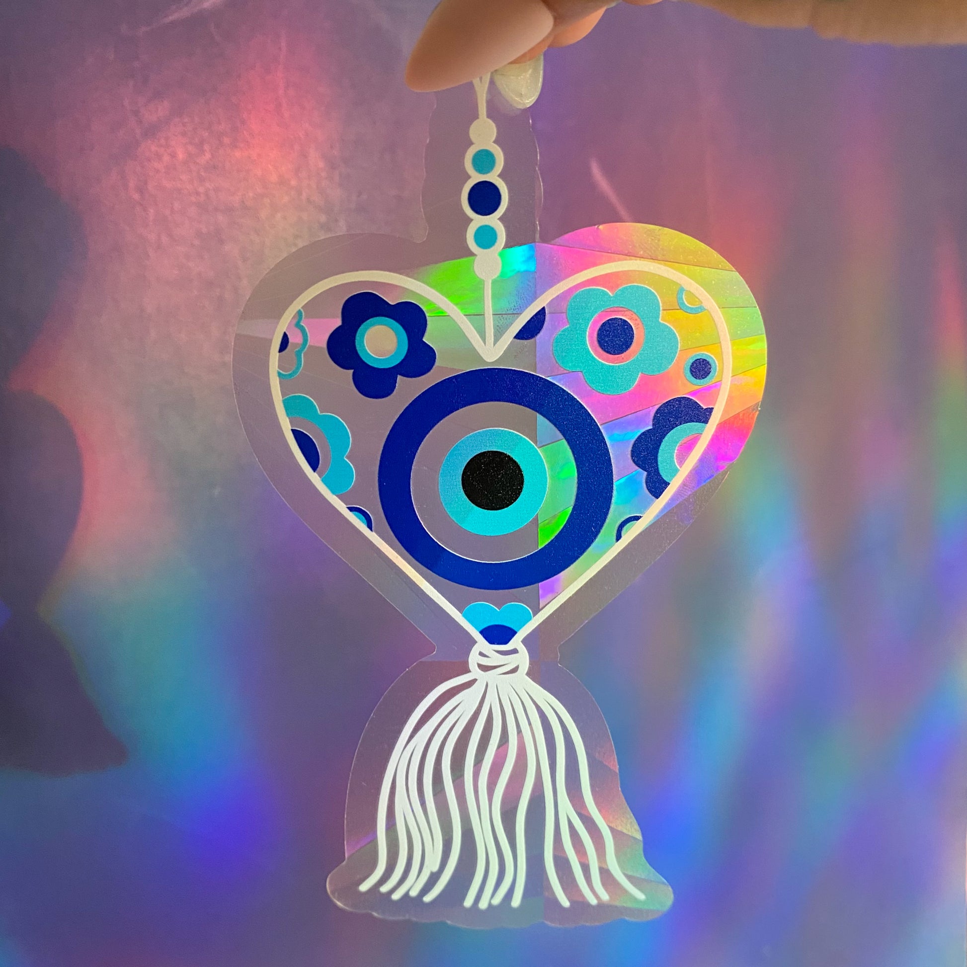 Evil Eye Suncatcher Decal