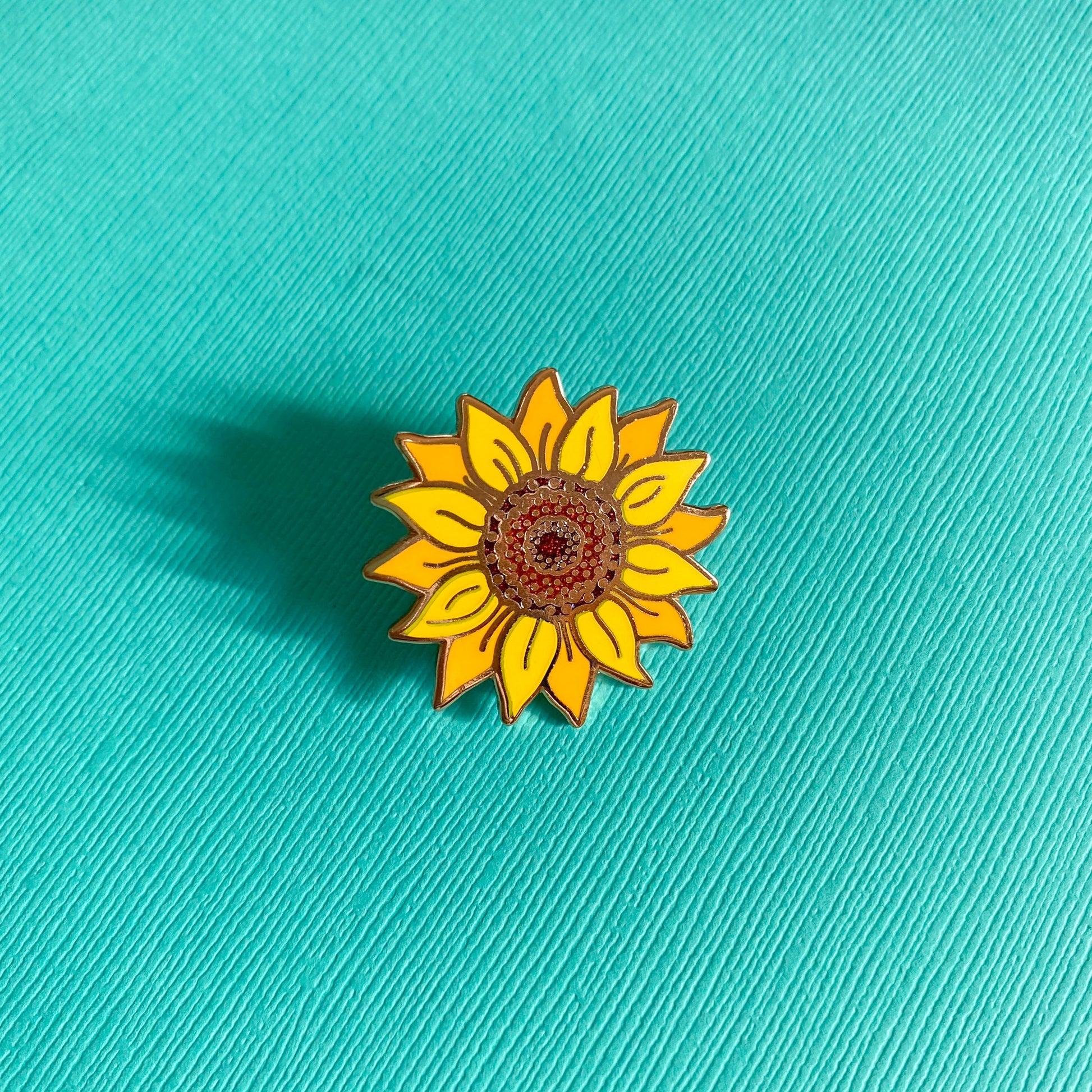 Yellow Sunflower Enamel Pin