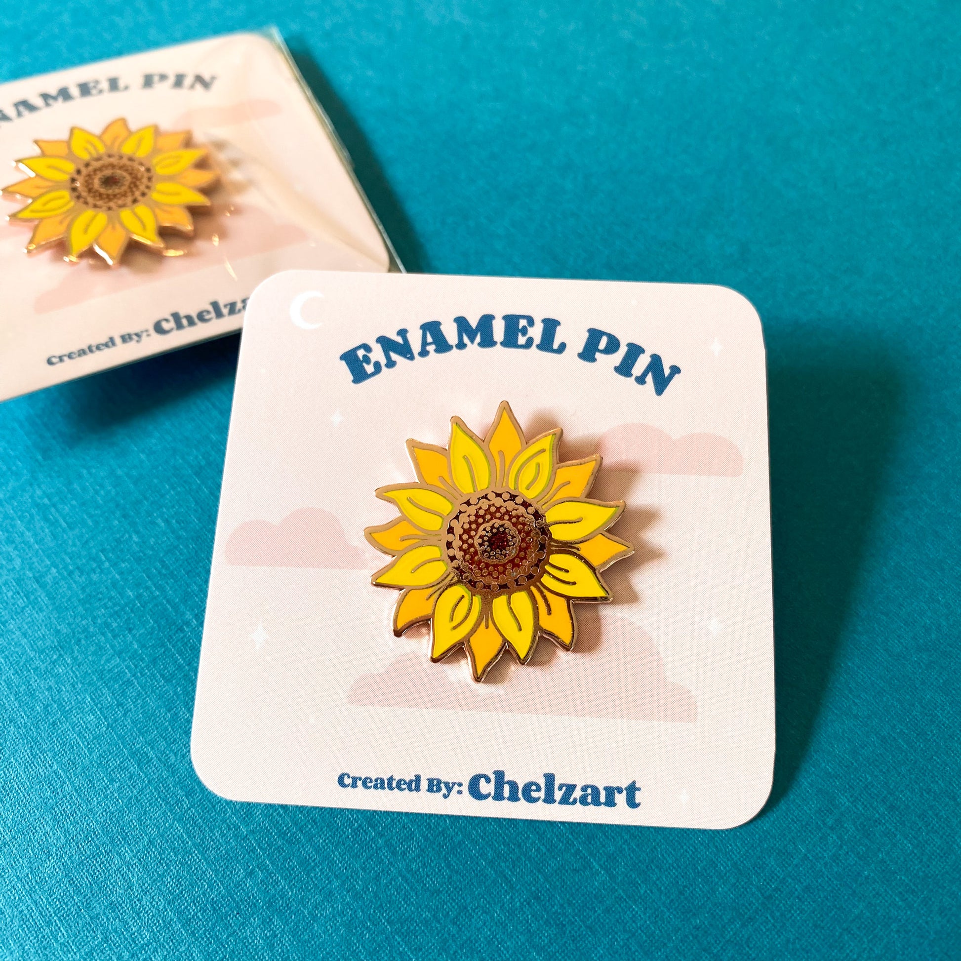 Yellow Sunflower Enamel Pin