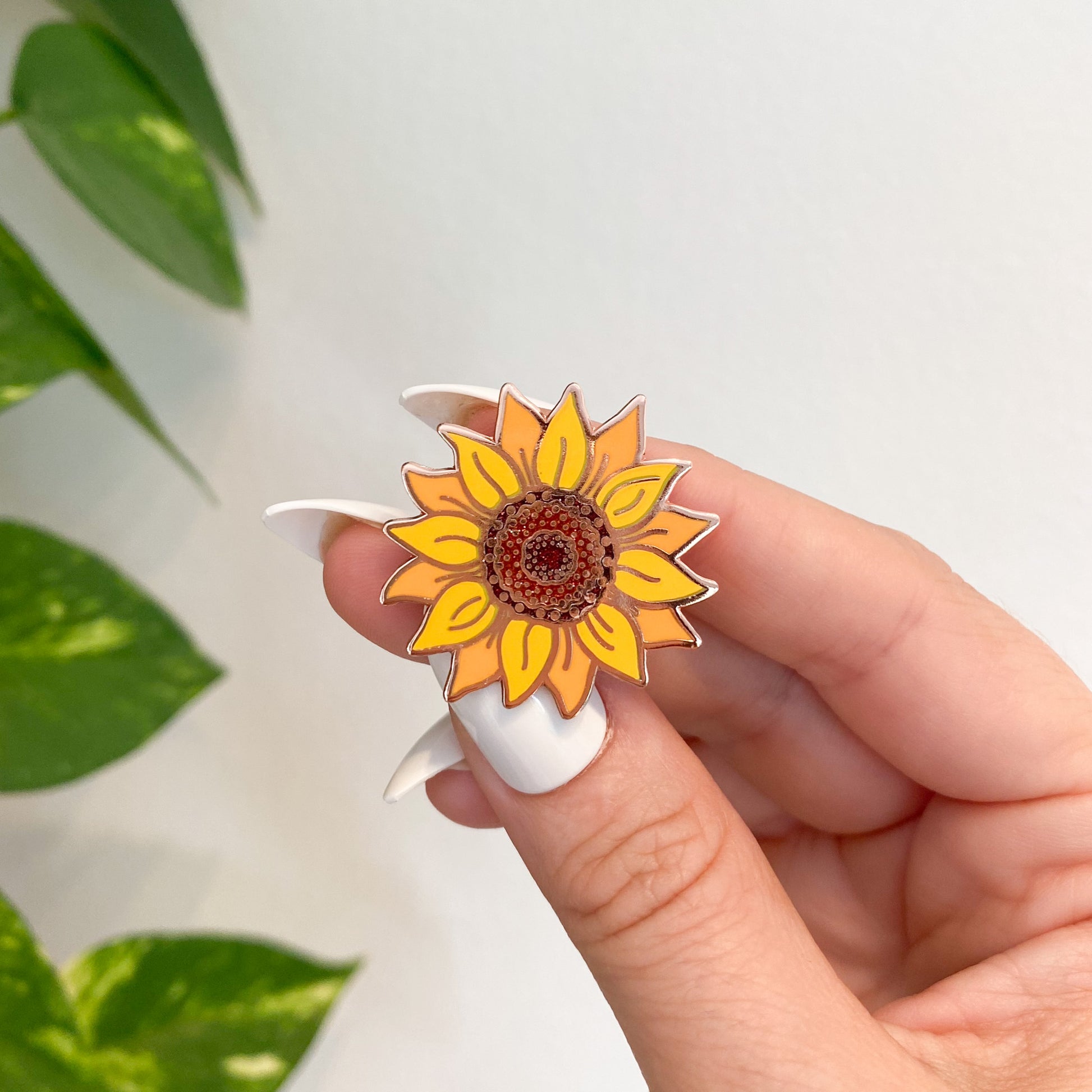 Yellow Sunflower Enamel Pin