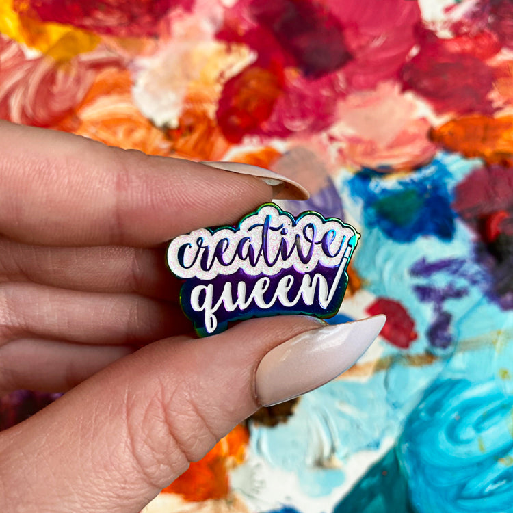 Creative Queen Enamel Pin