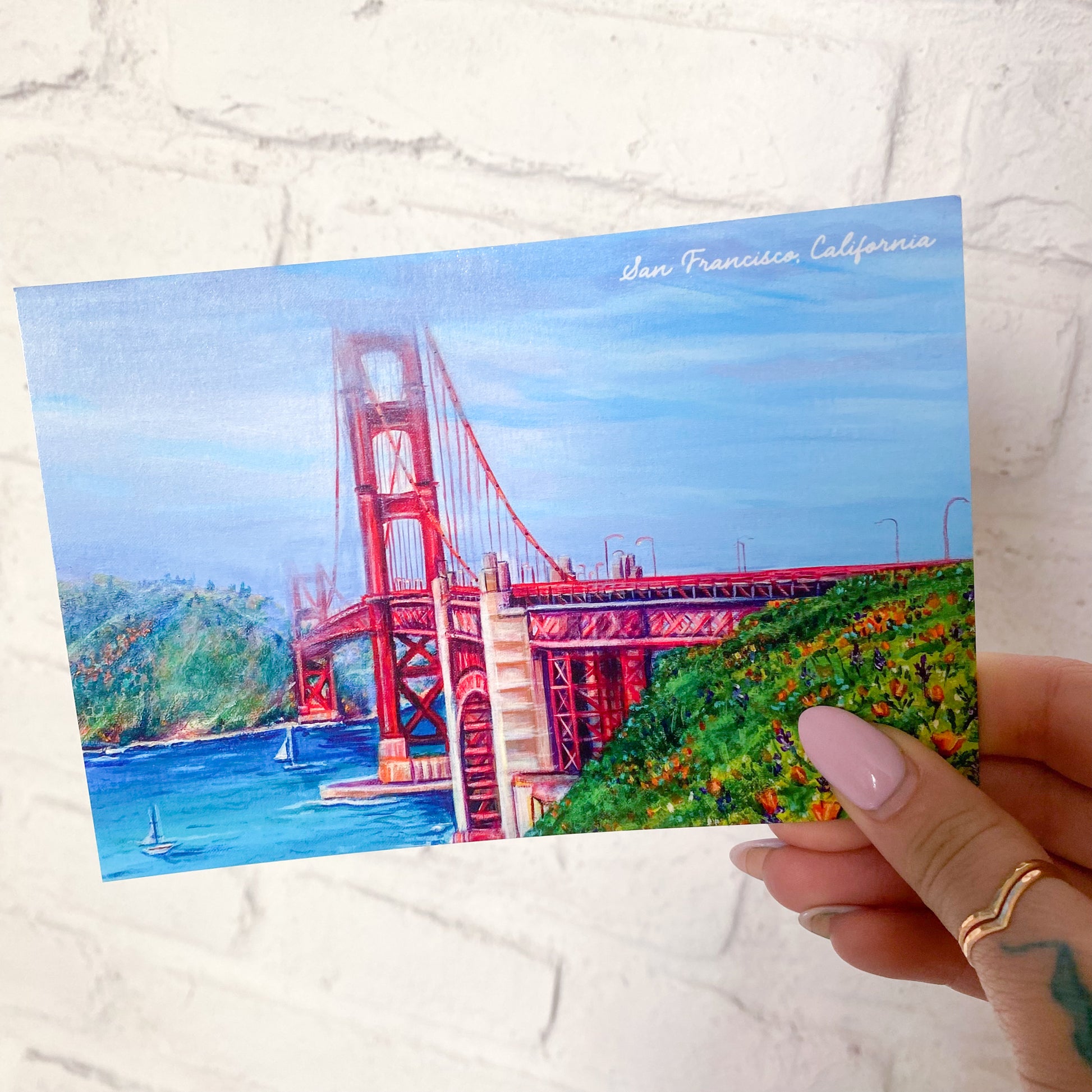 Golden Gate Bridge Postcard • San Francisco, California