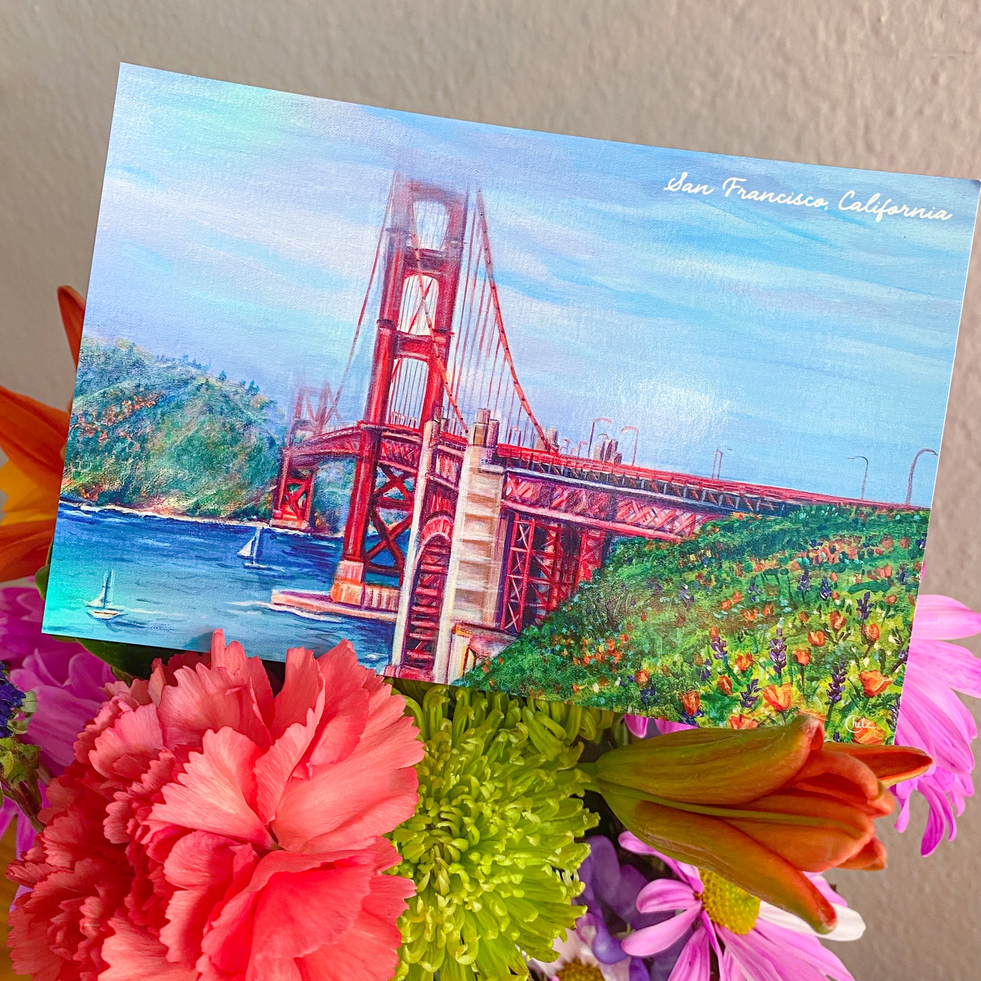 Golden Gate Bridge Postcard • San Francisco, California