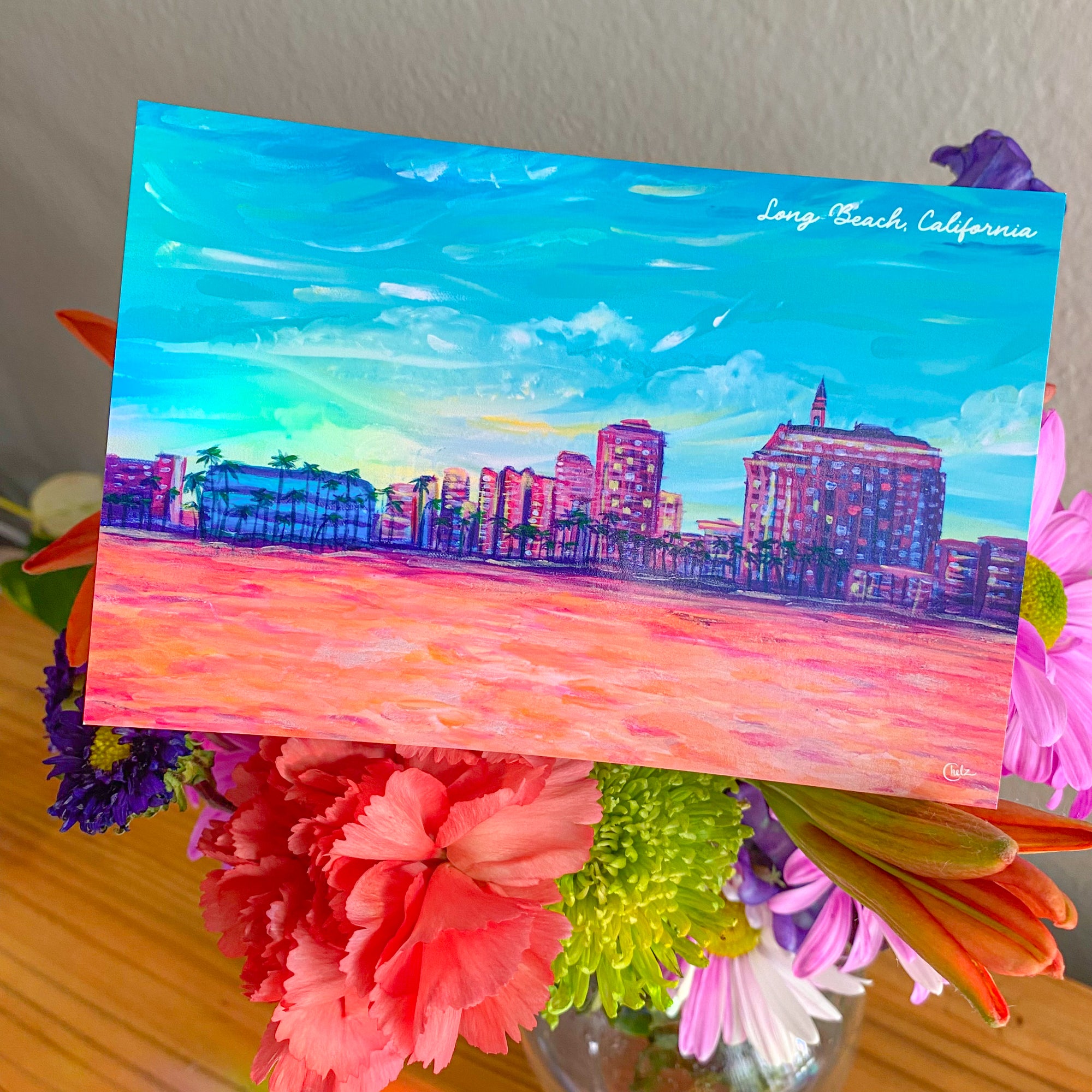 Alamitos Beach Postcard • Long Beach, California