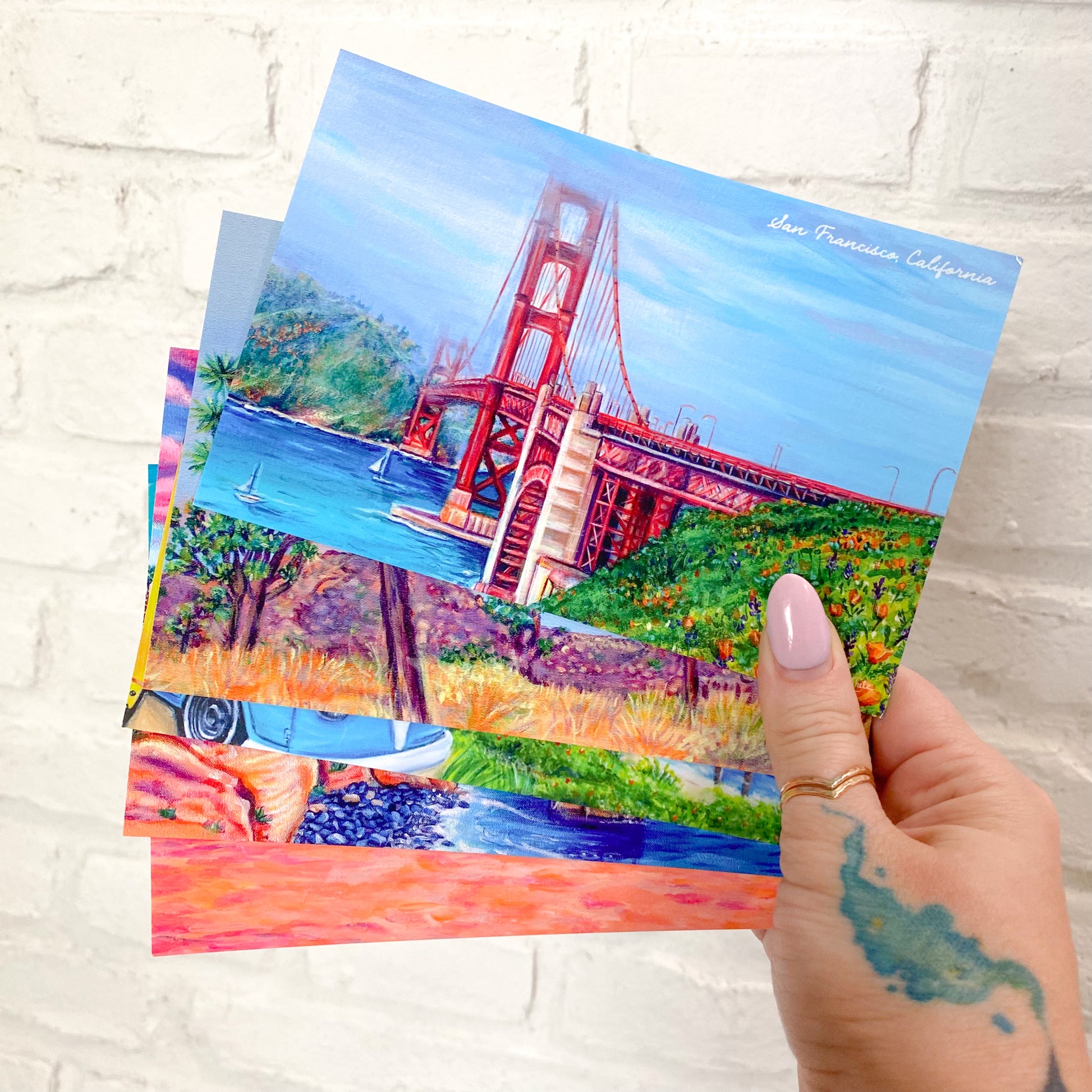 Golden Gate Bridge Postcard • San Francisco, California