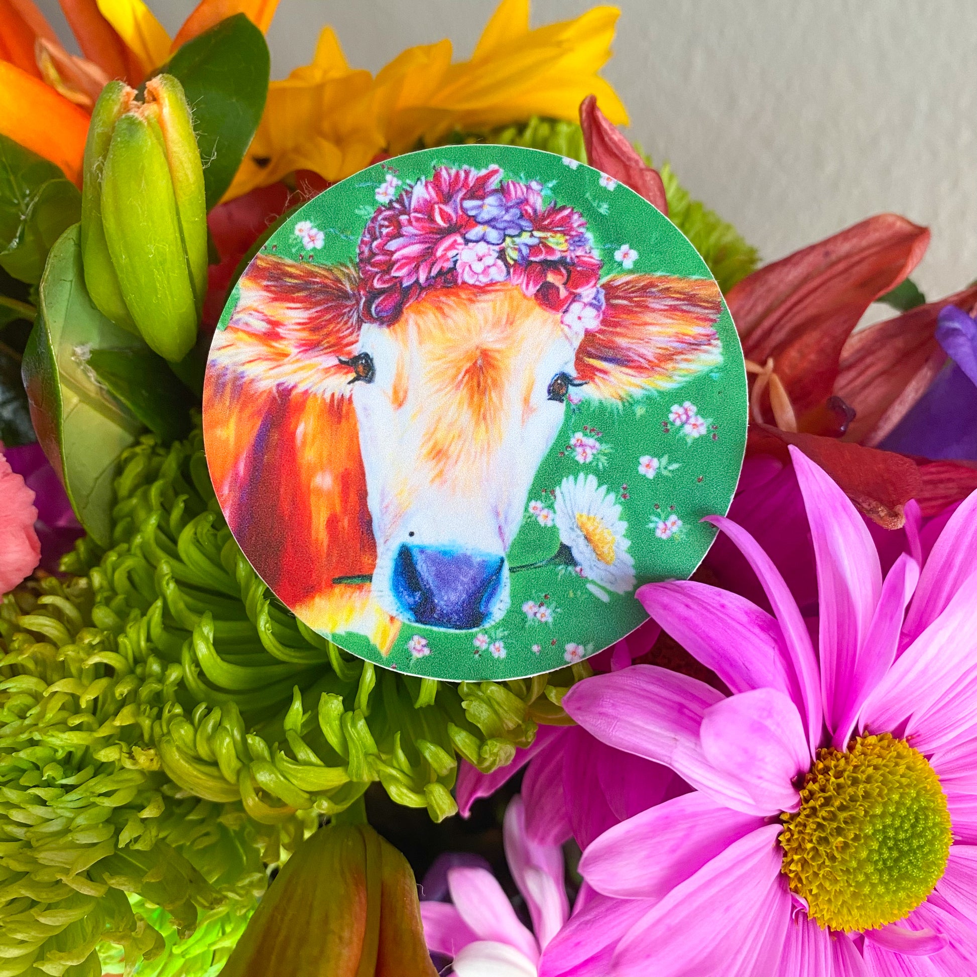 Frida Cowlo Vinyl Sticker