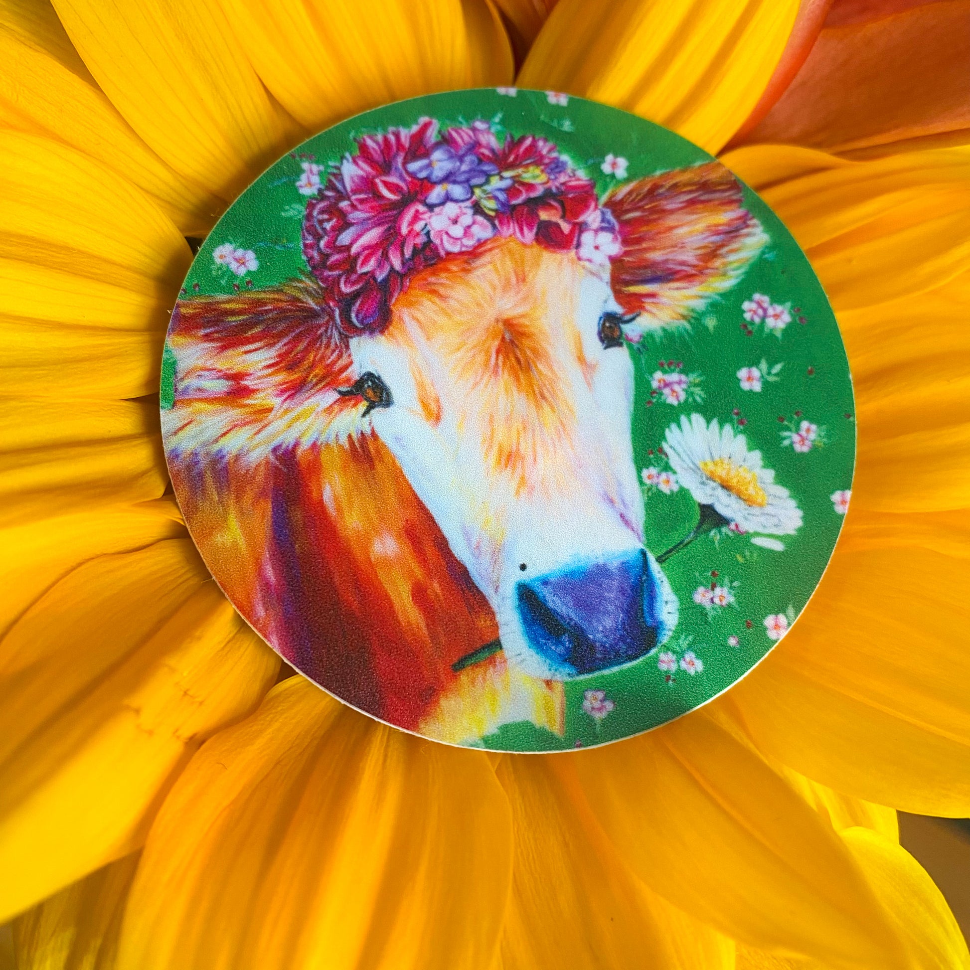 Frida Cowlo Vinyl Sticker