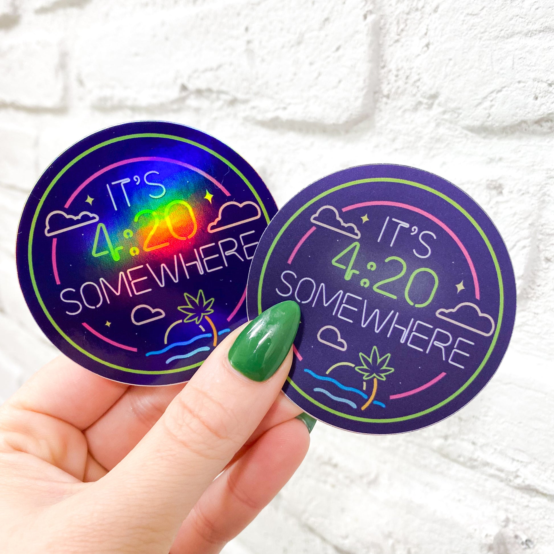 It's 4:20 Somewhere Vinyl Sticker