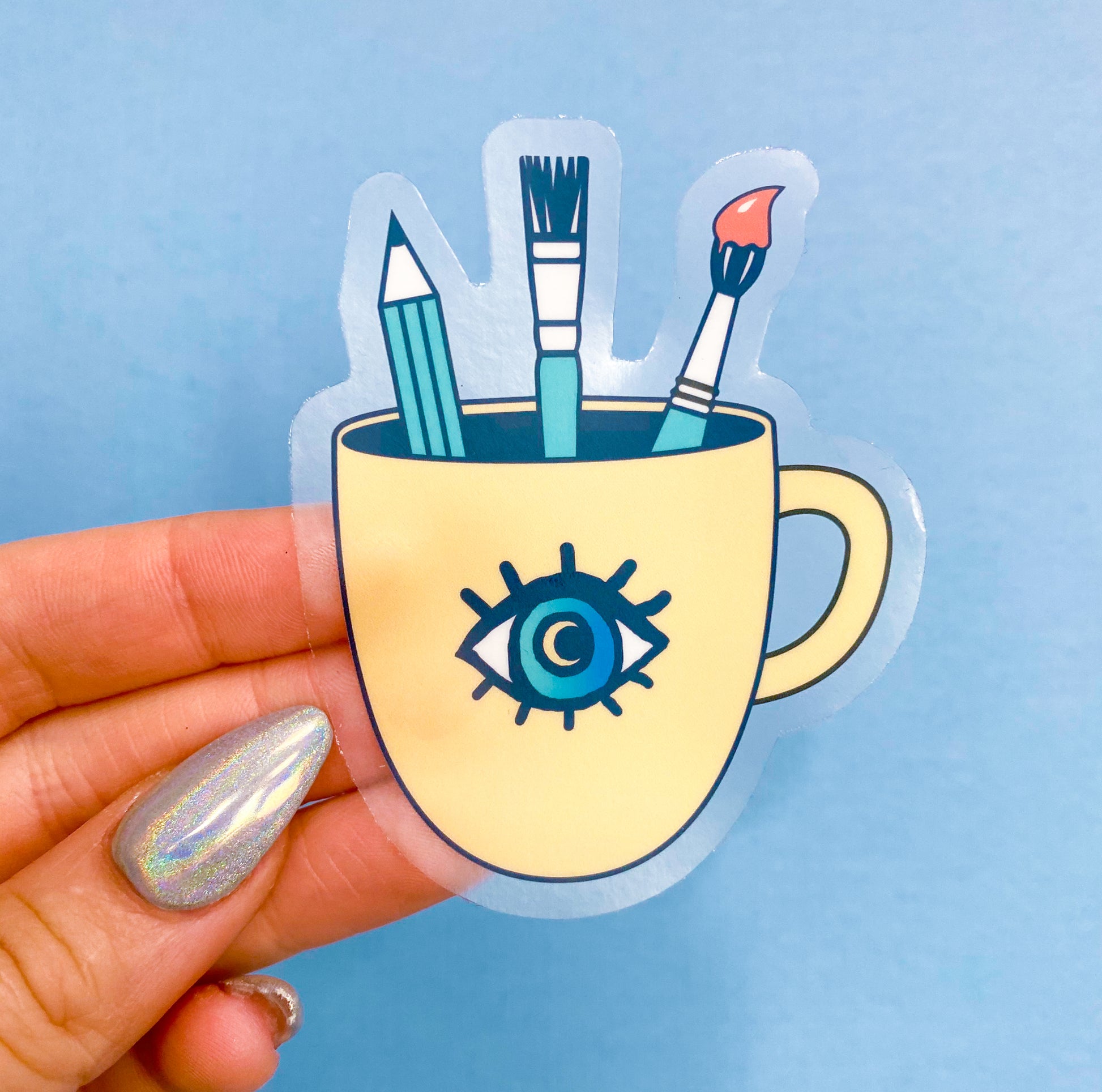 Coffee & Creativity Vinyl Sticker