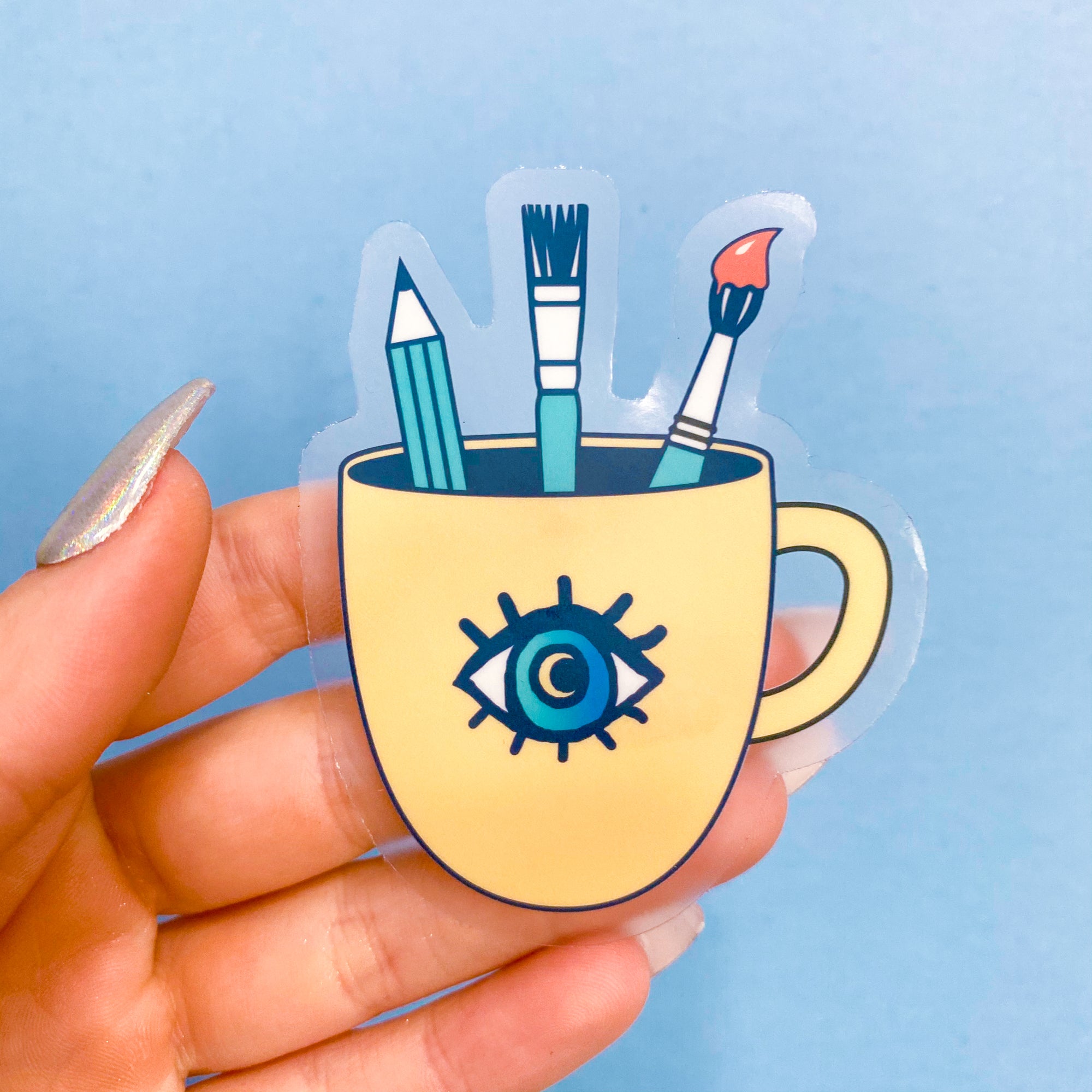 Coffee & Creativity Vinyl Sticker