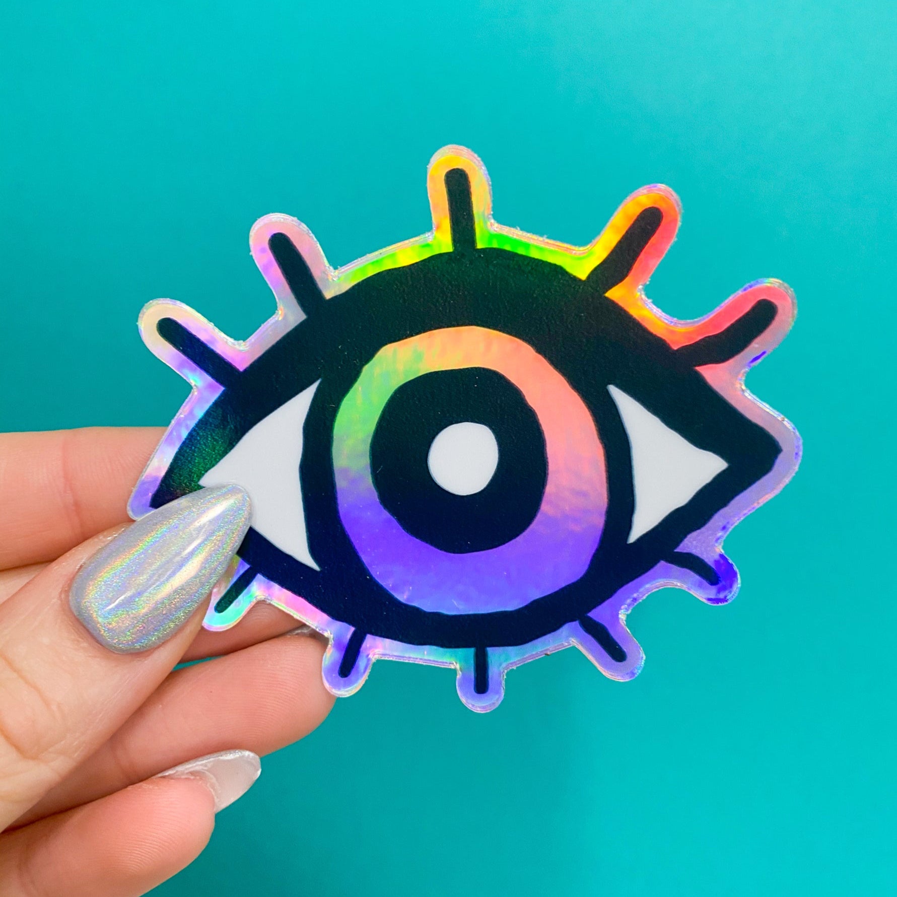 Color Vision Eye Vinyl Sticker