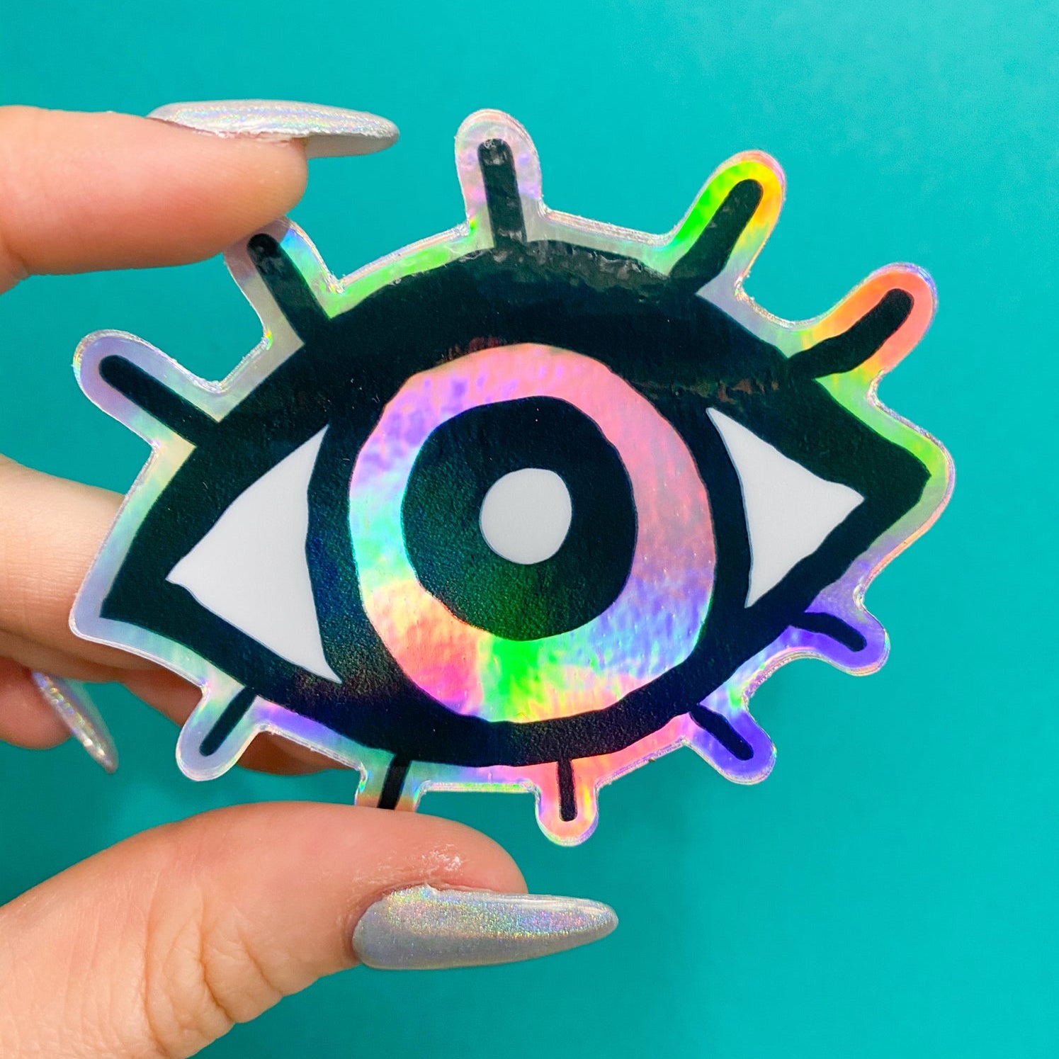 Color Vision Eye Vinyl Sticker