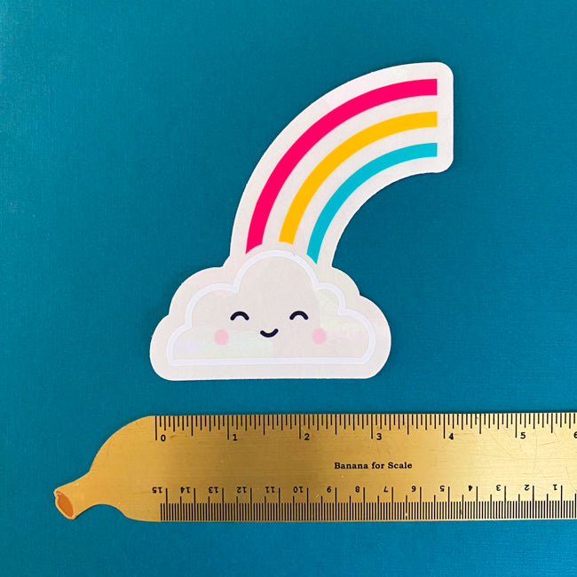 Happy Cloud Suncatcher Decal