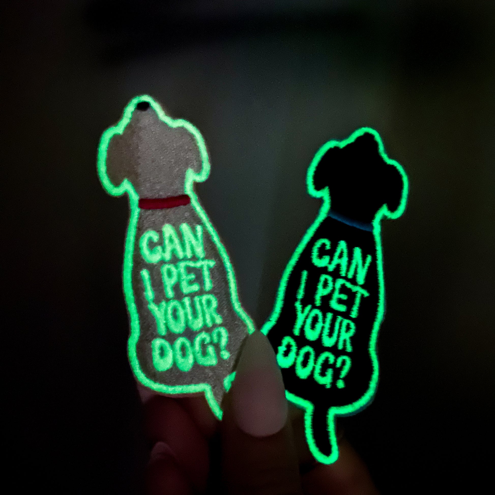 Can I Pet Your Dog Embroidered Iron-On Patch