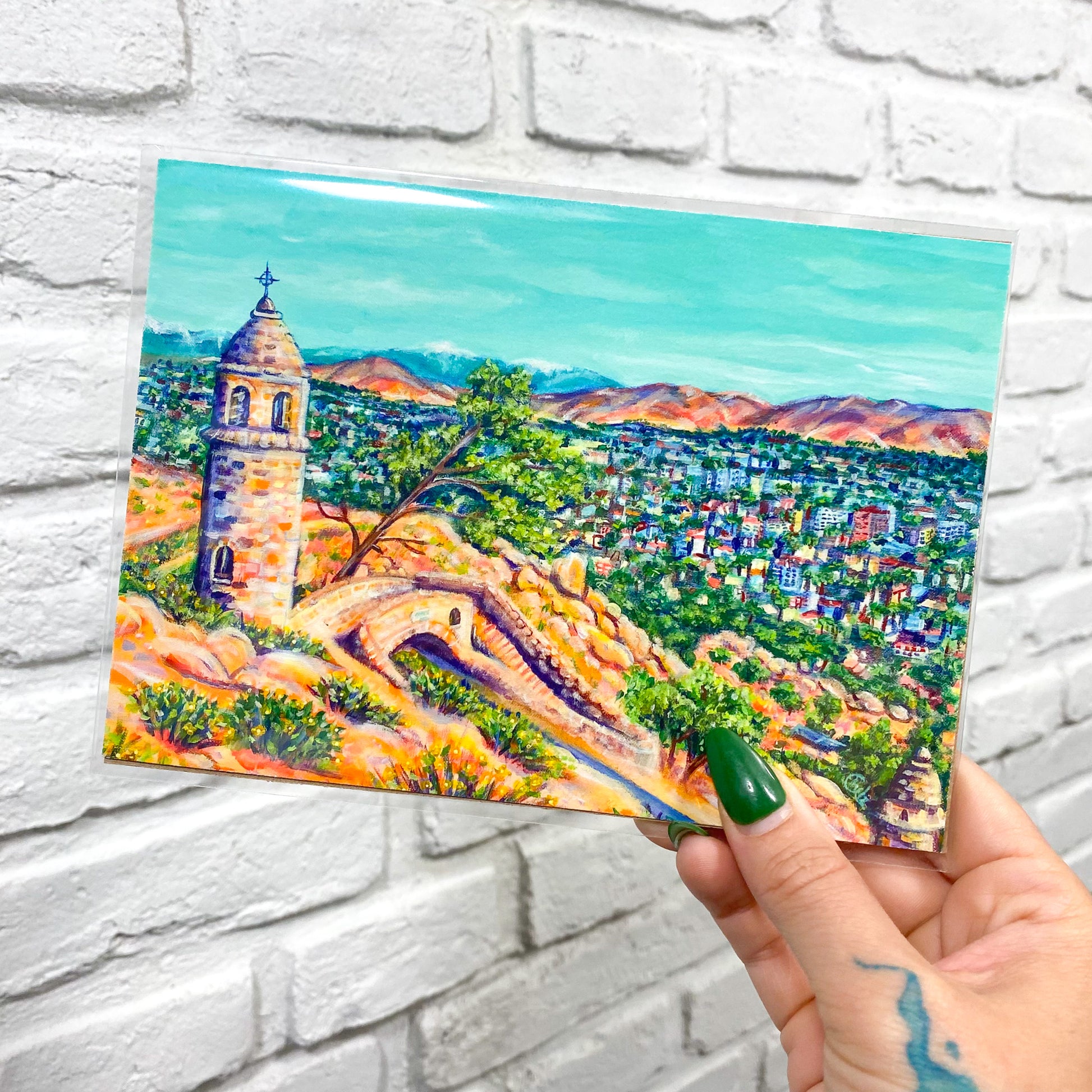 Mt. Rubidoux, Riverside California Art Print