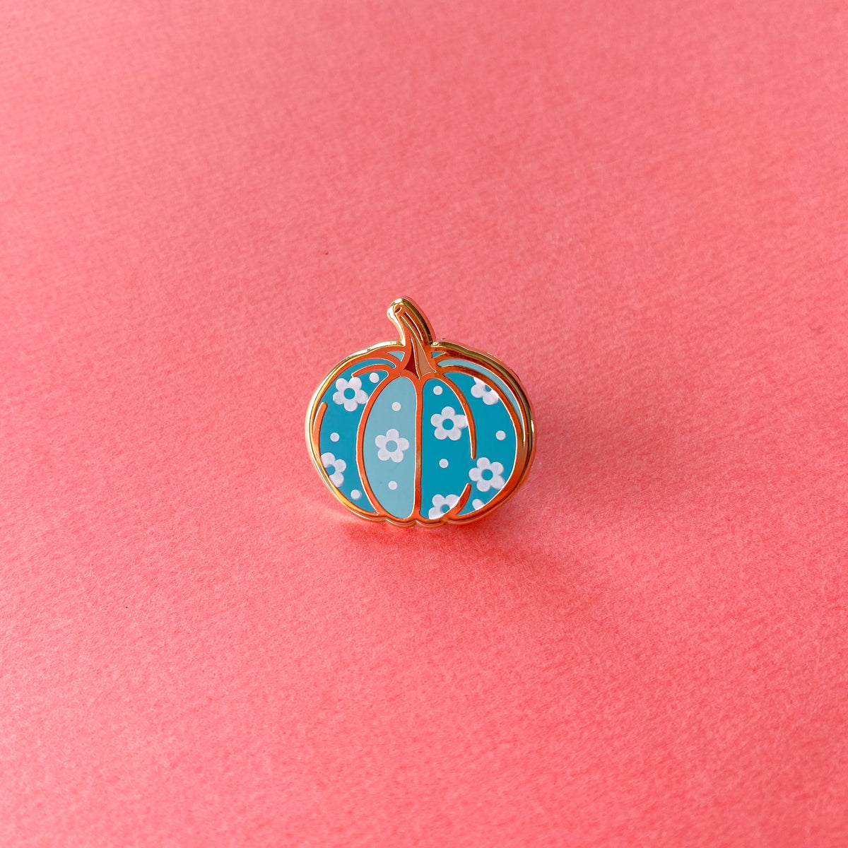 Retro Pumpkin Enamel Pin