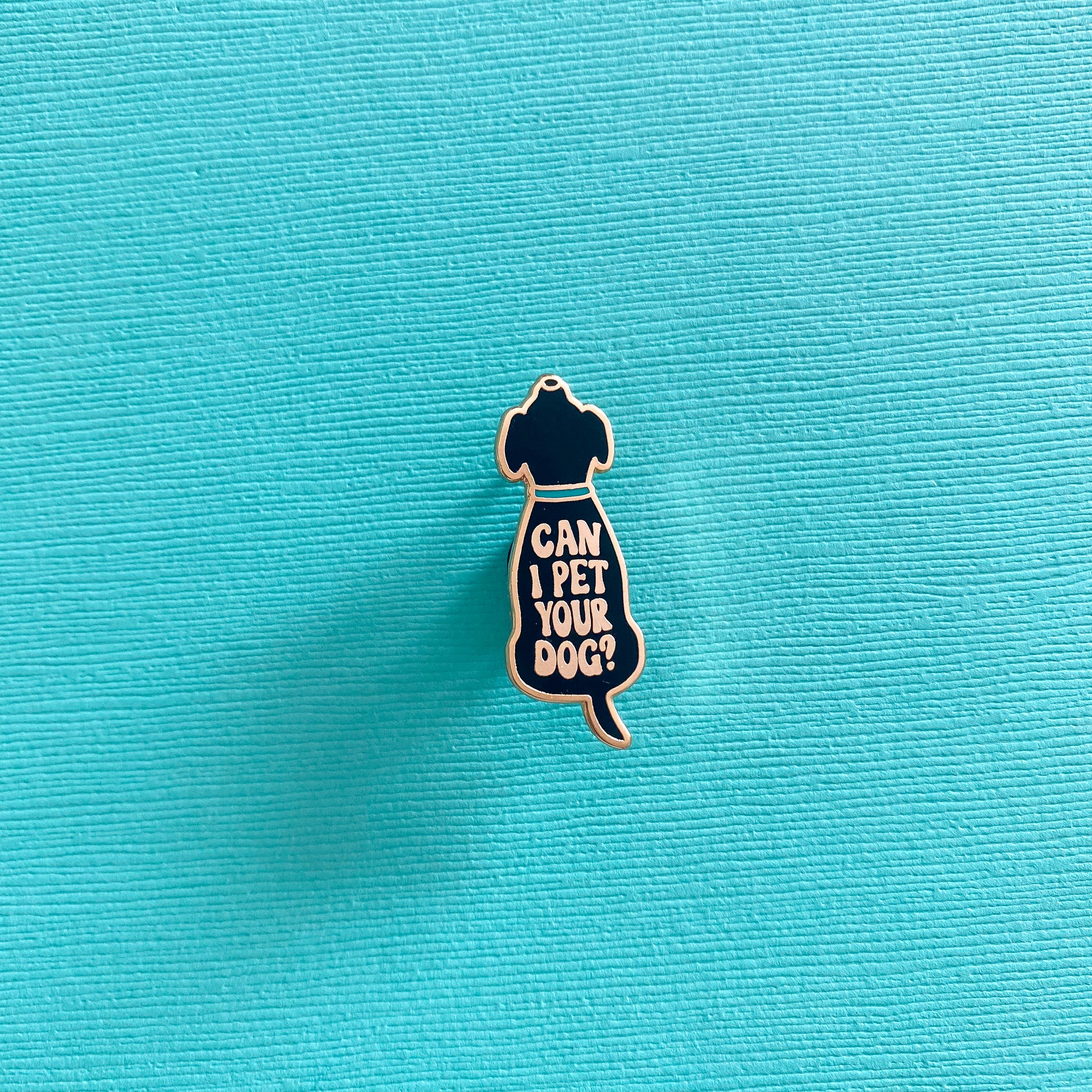 Can I Pet Your Dog Enamel Pin