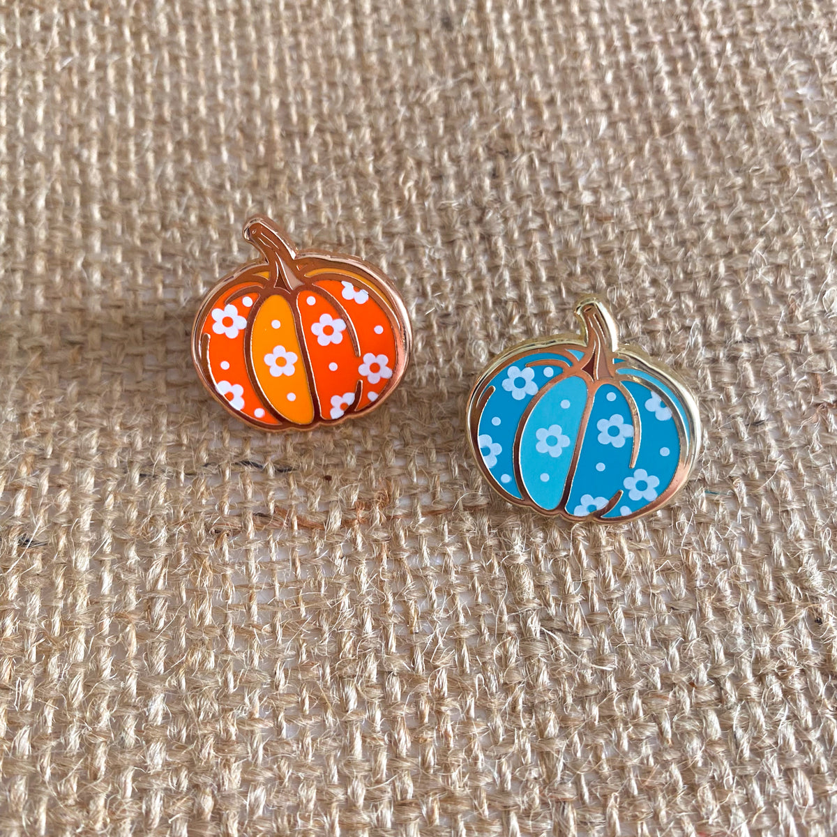 Retro Pumpkin Enamel Pin