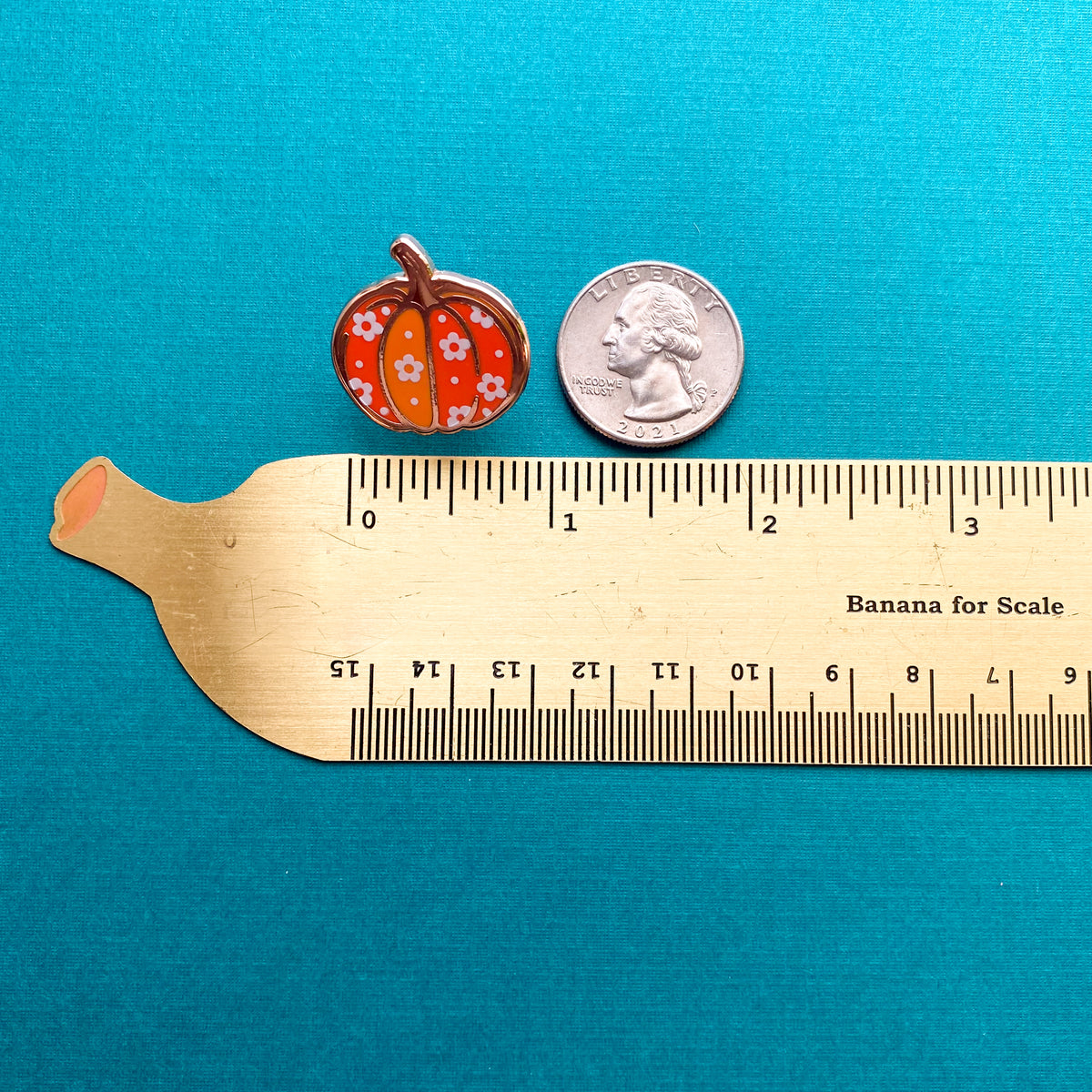 Retro Pumpkin Enamel Pin