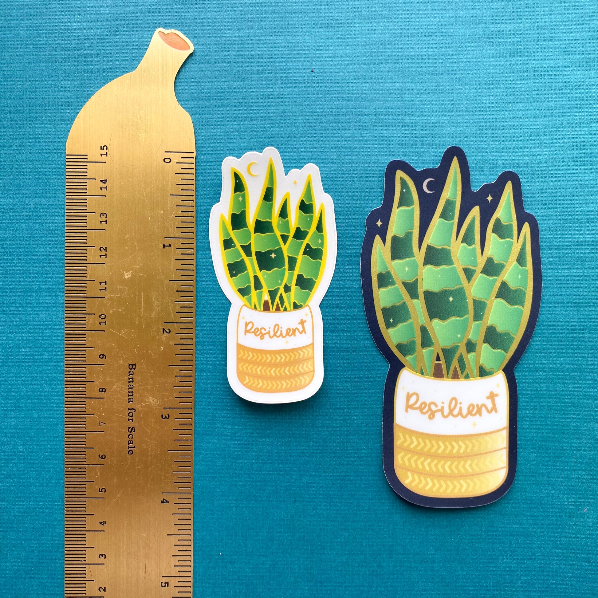 Resilient Snake Plant Vinyl Sticker