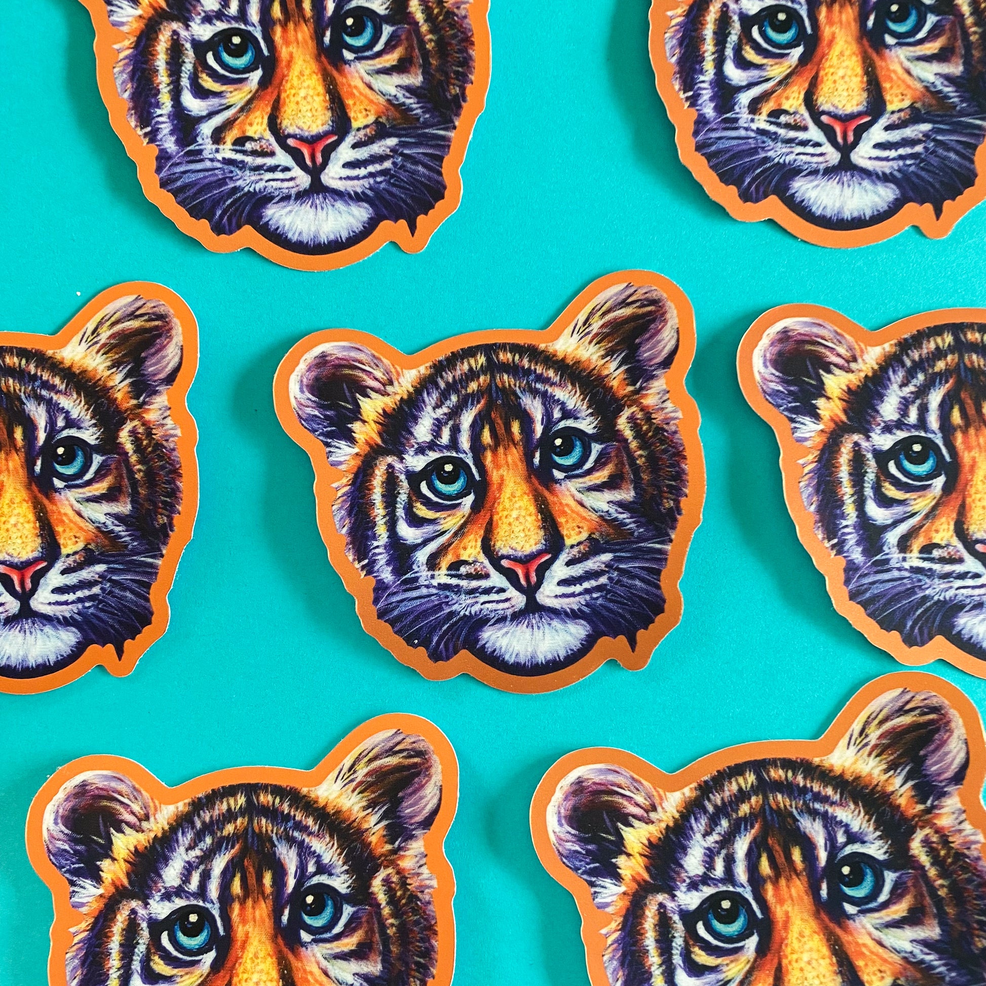 Tiger Vinyl Sticker