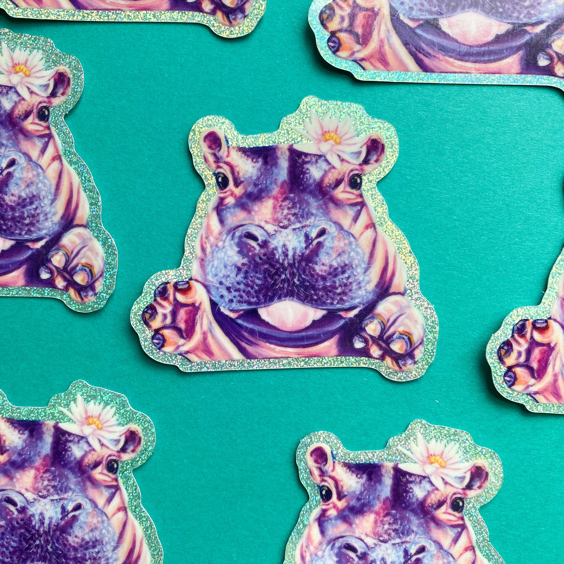 Fiona the Hippo Vinyl Sticker