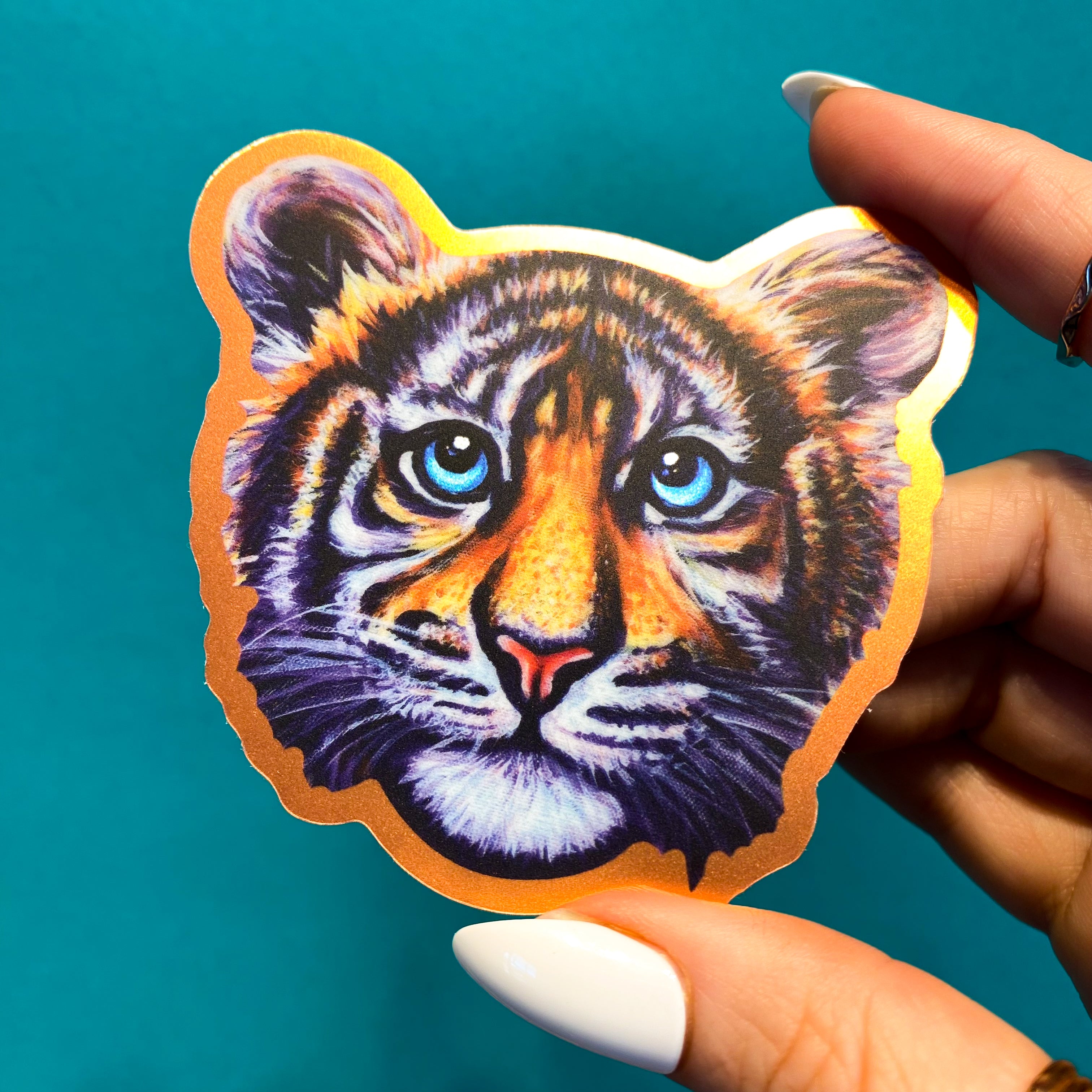 Tiger Vinyl Sticker